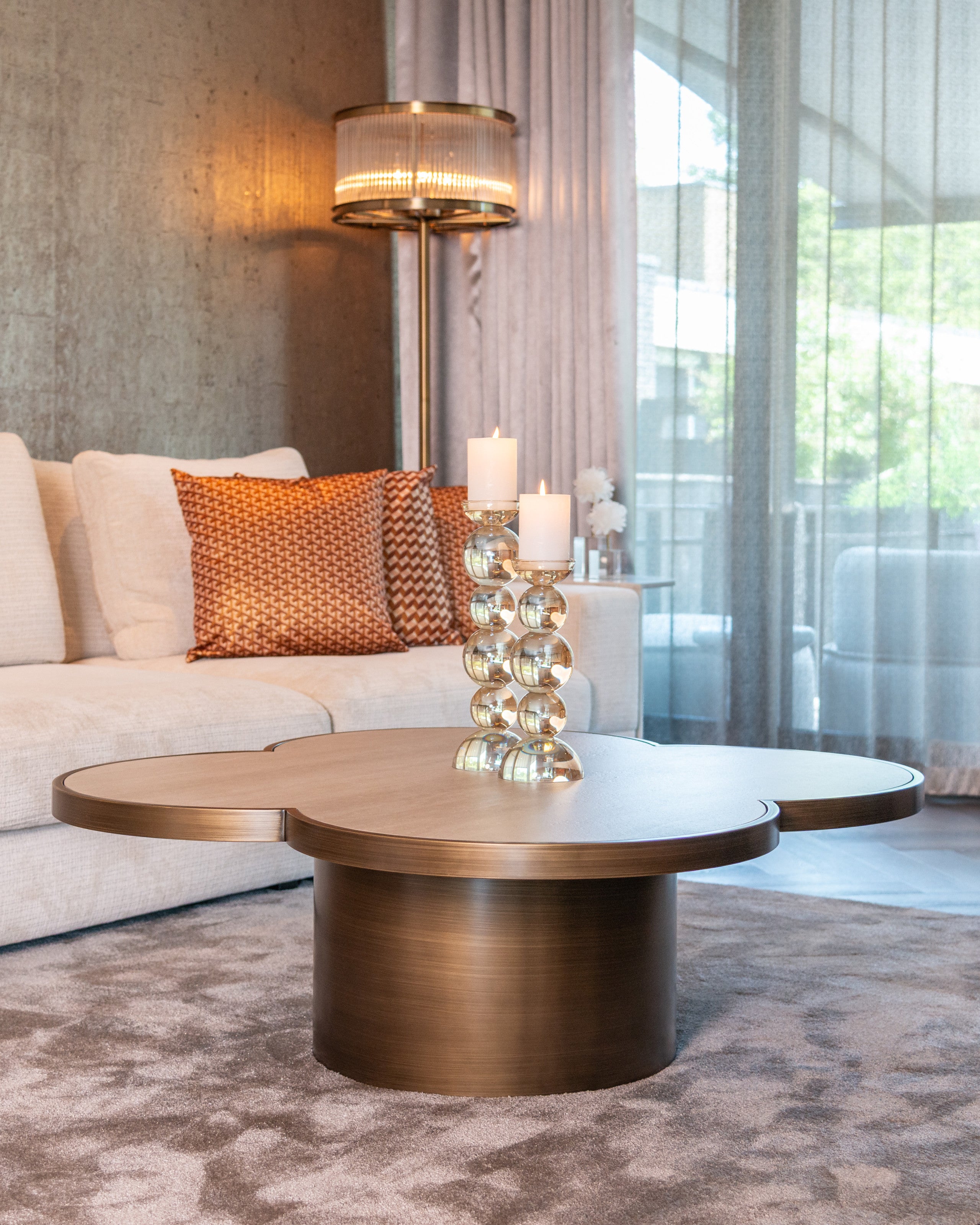 Floor lamp Nadine bronze