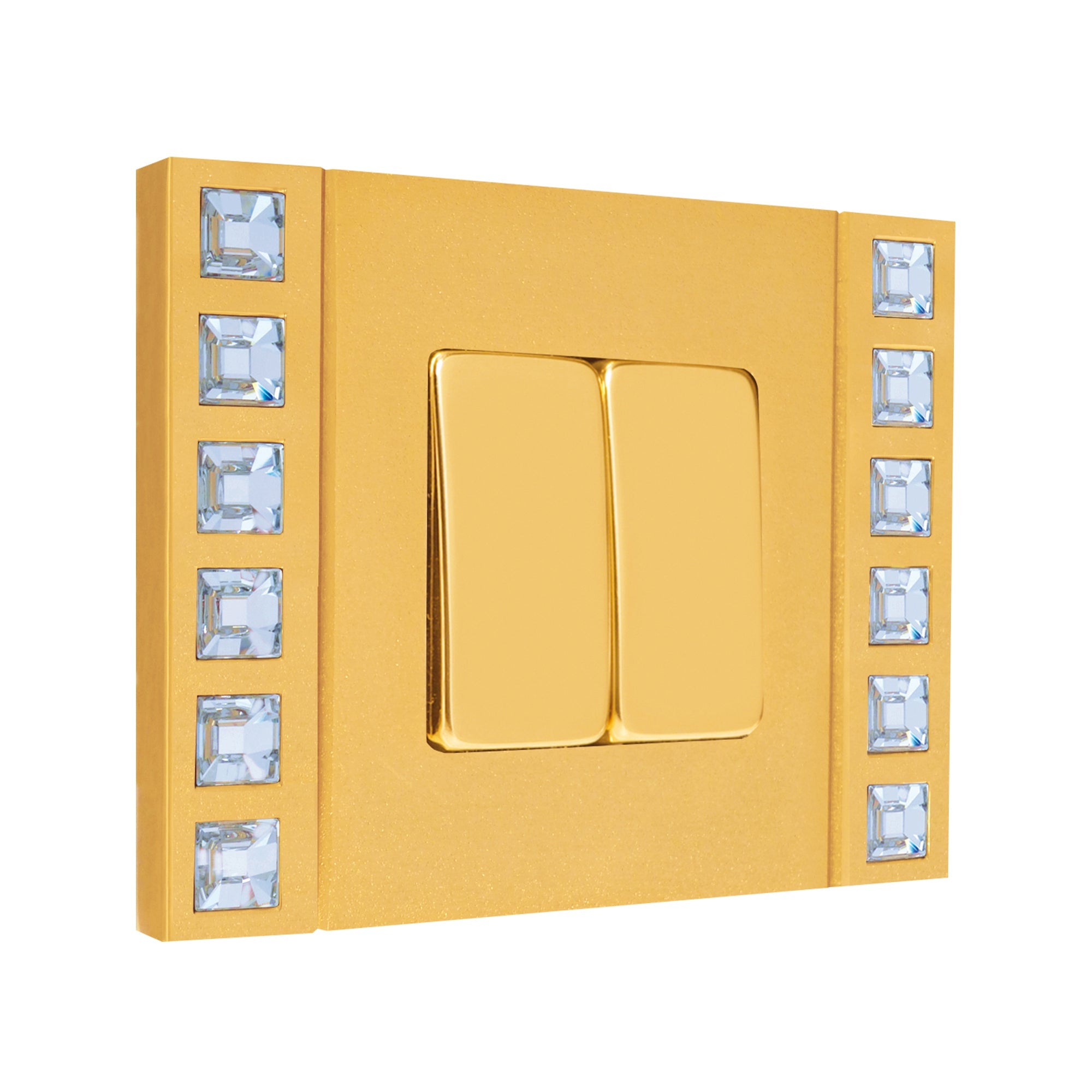 Double Rocker Switch Sand, Velvet & Décor