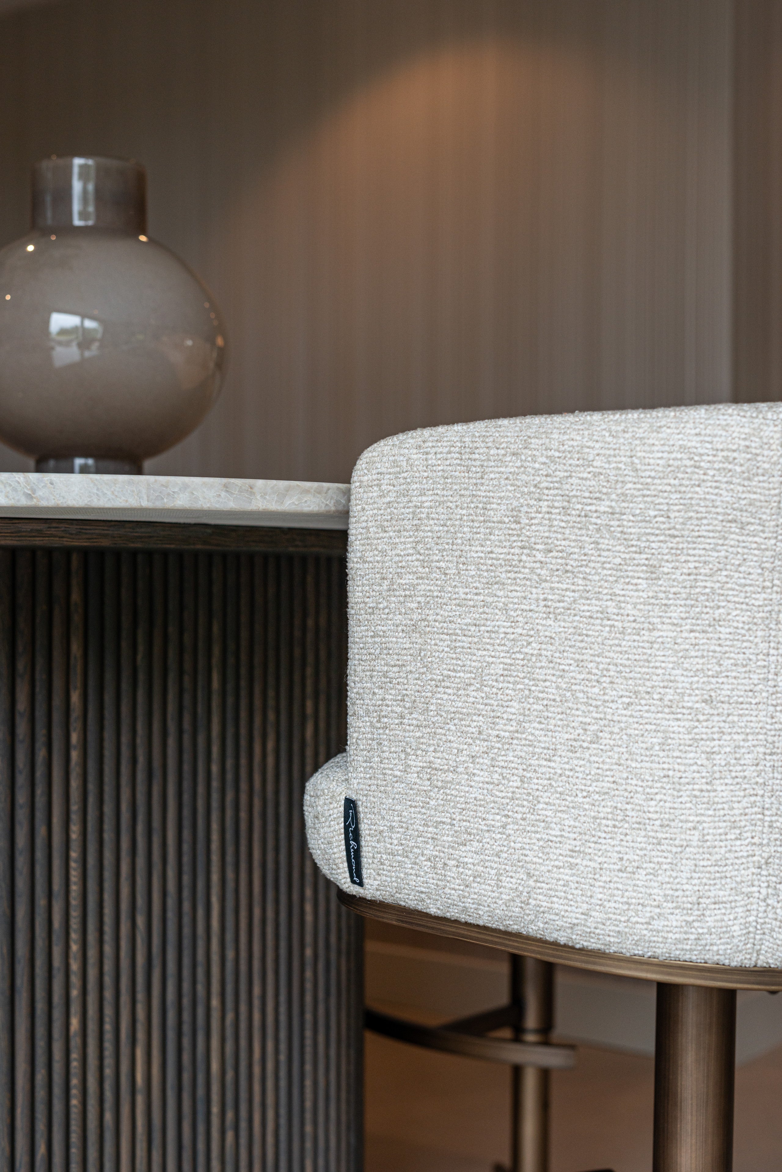 Bar stool Cheyenne biscotti swivel
