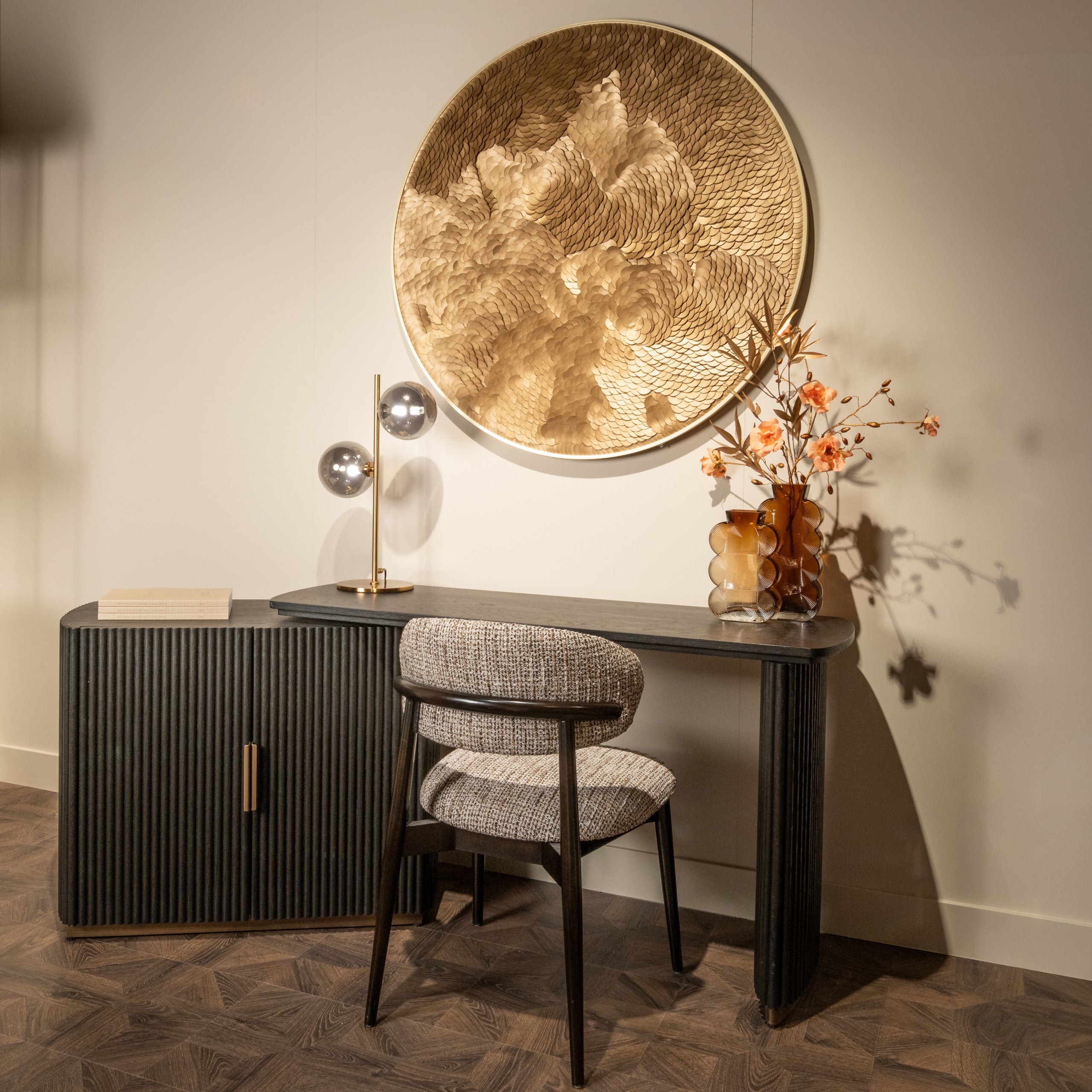 Wall art Bloom gold