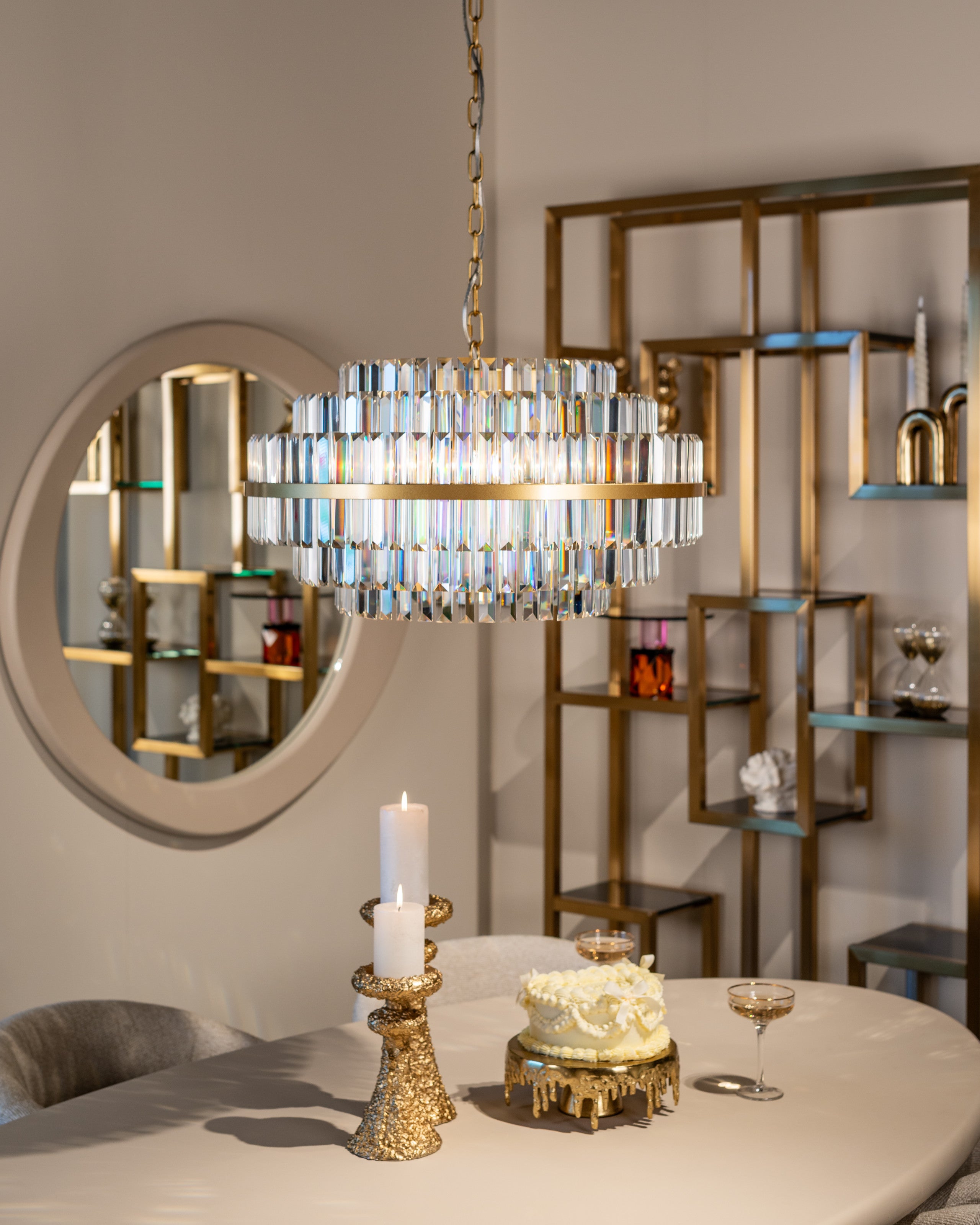 Mirror Clayton beige