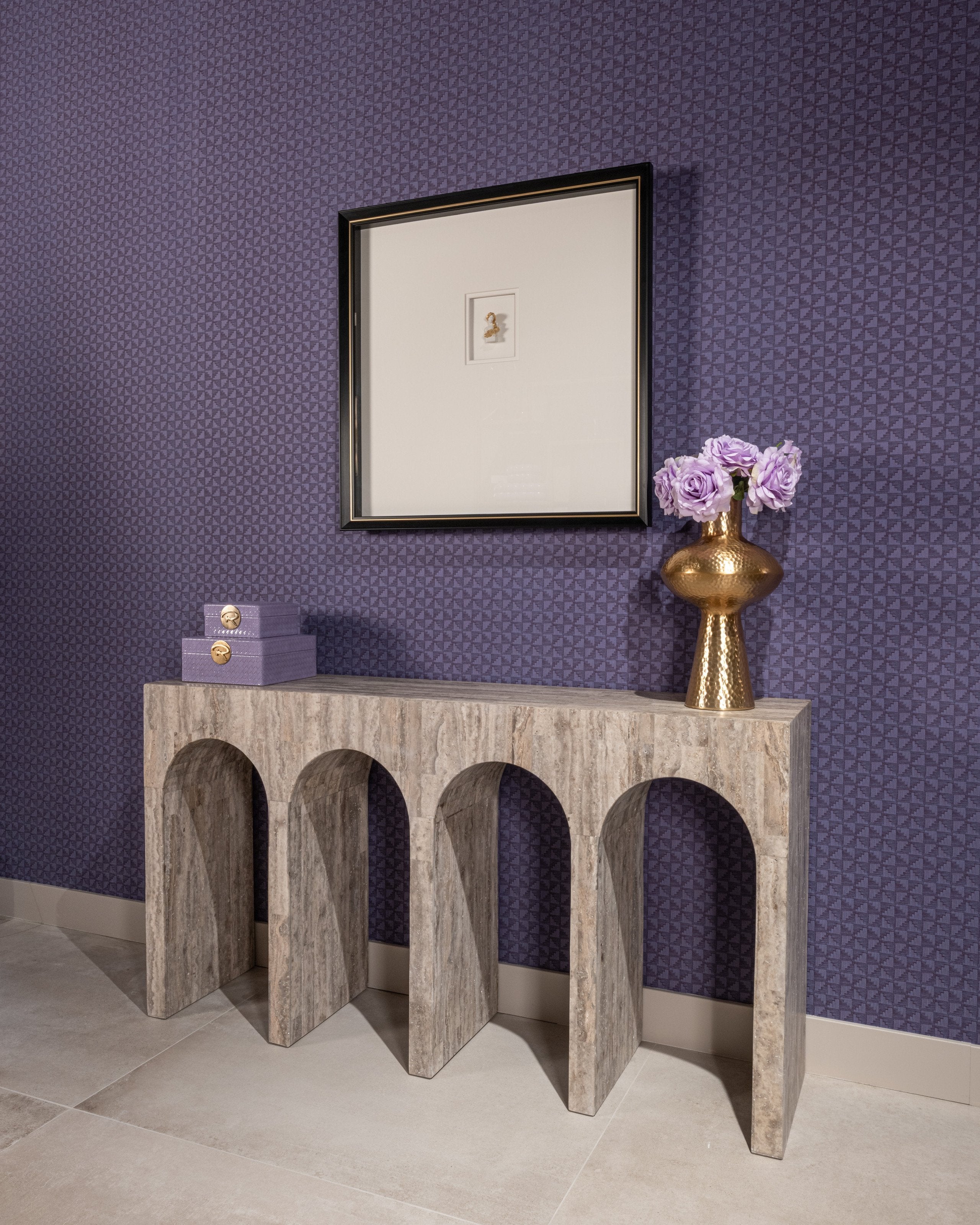 Vase Caitlyn gold large