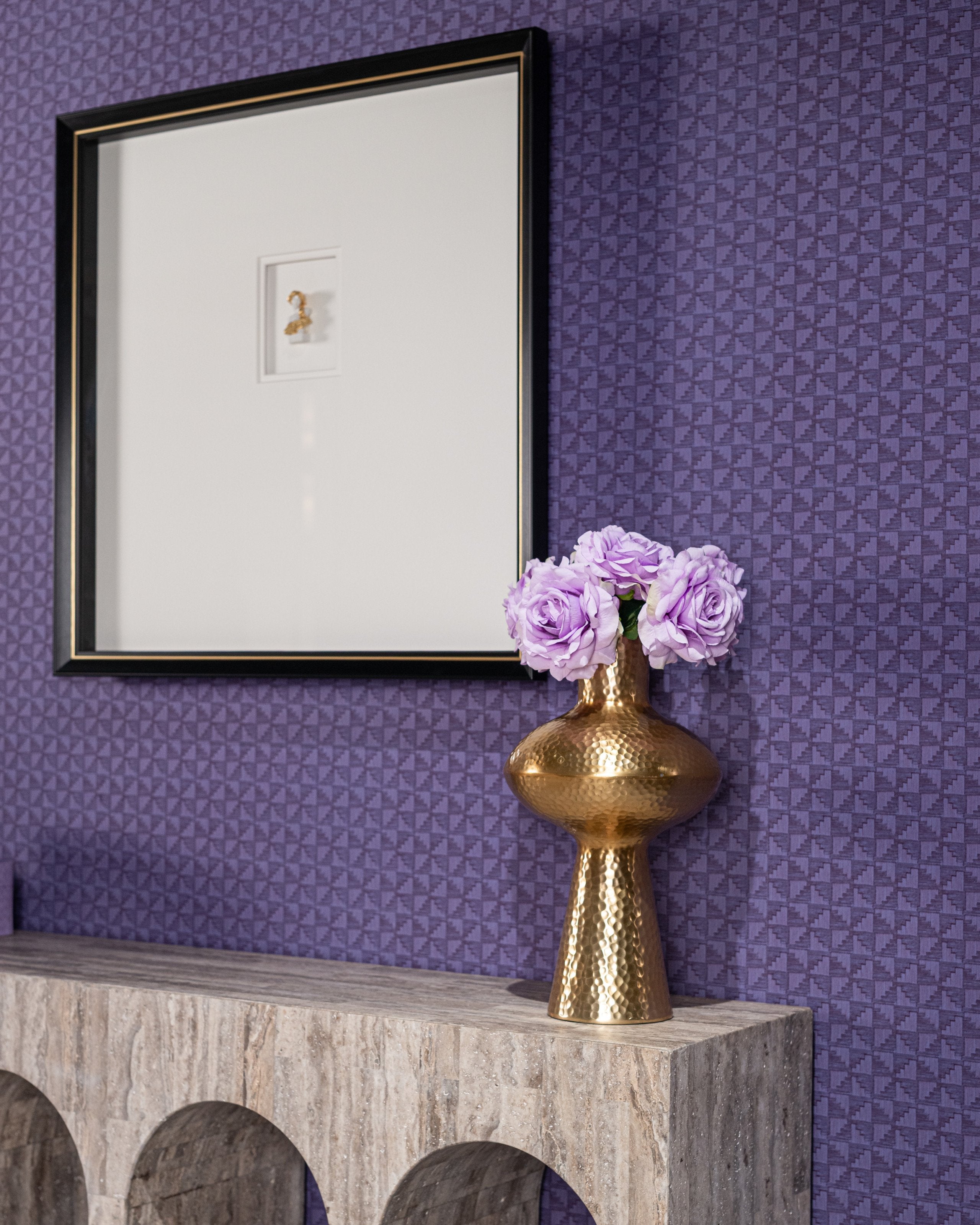 Vase Caitlyn gold large