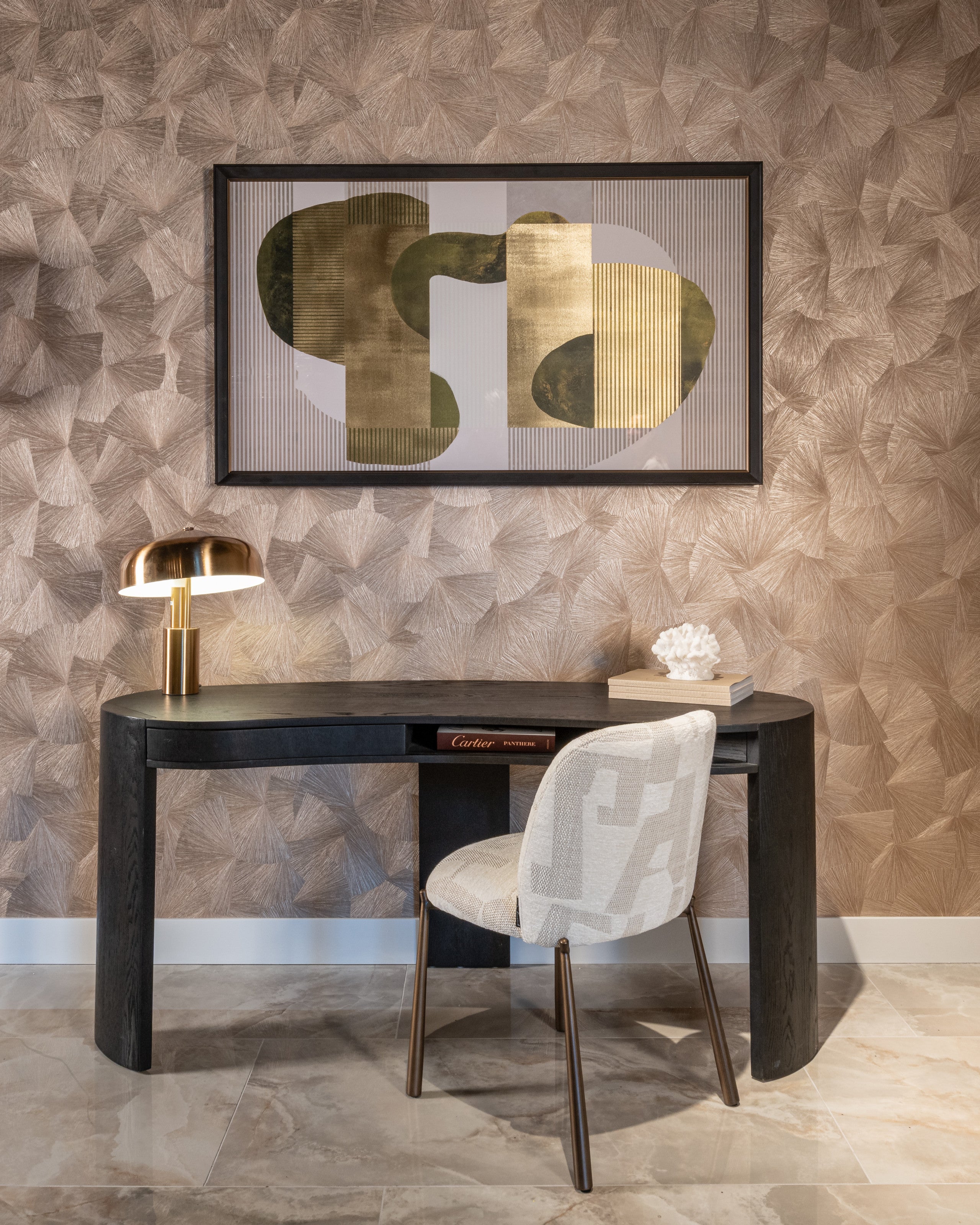 Table lamp Linzy brushed gold