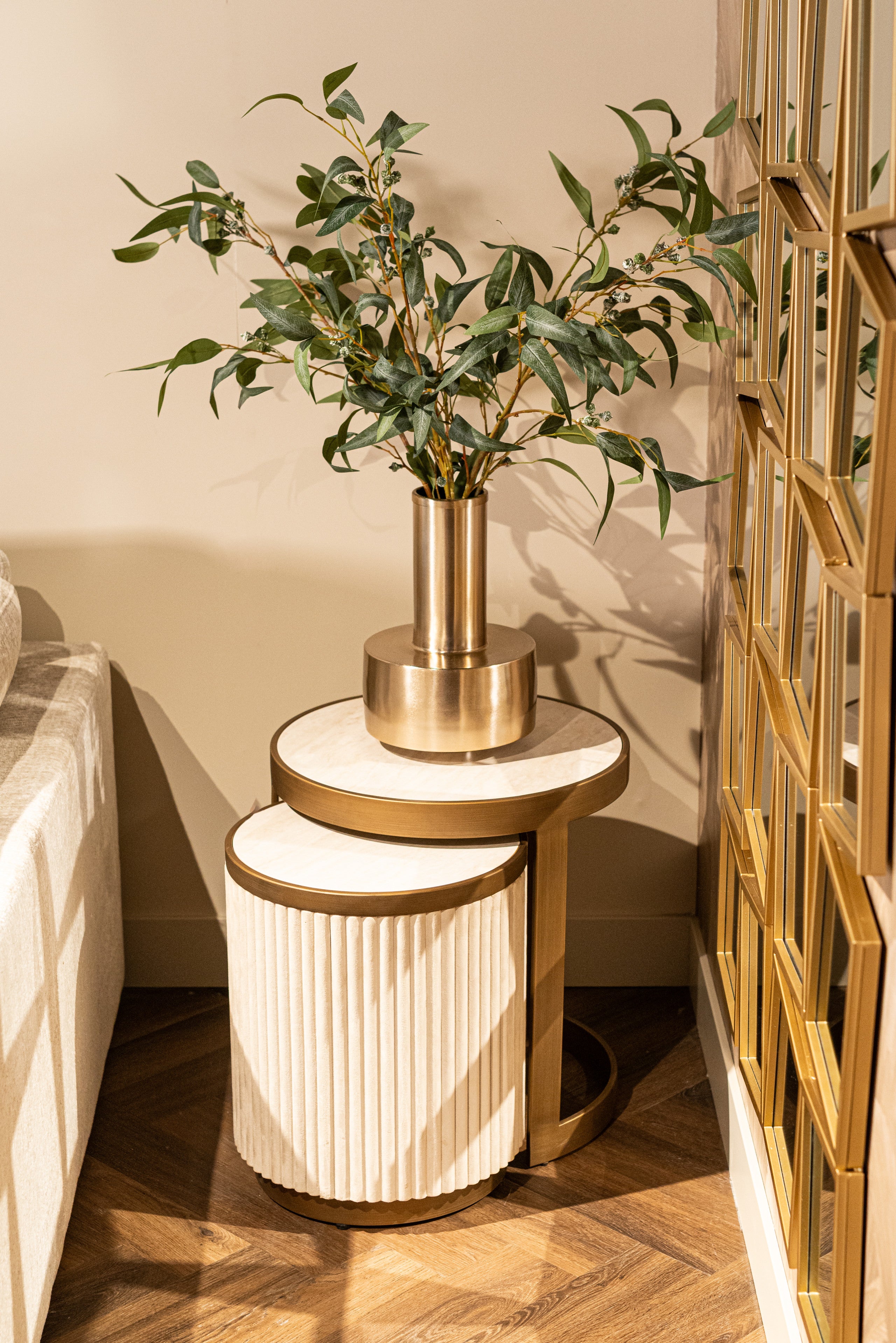 Vase Lio gold