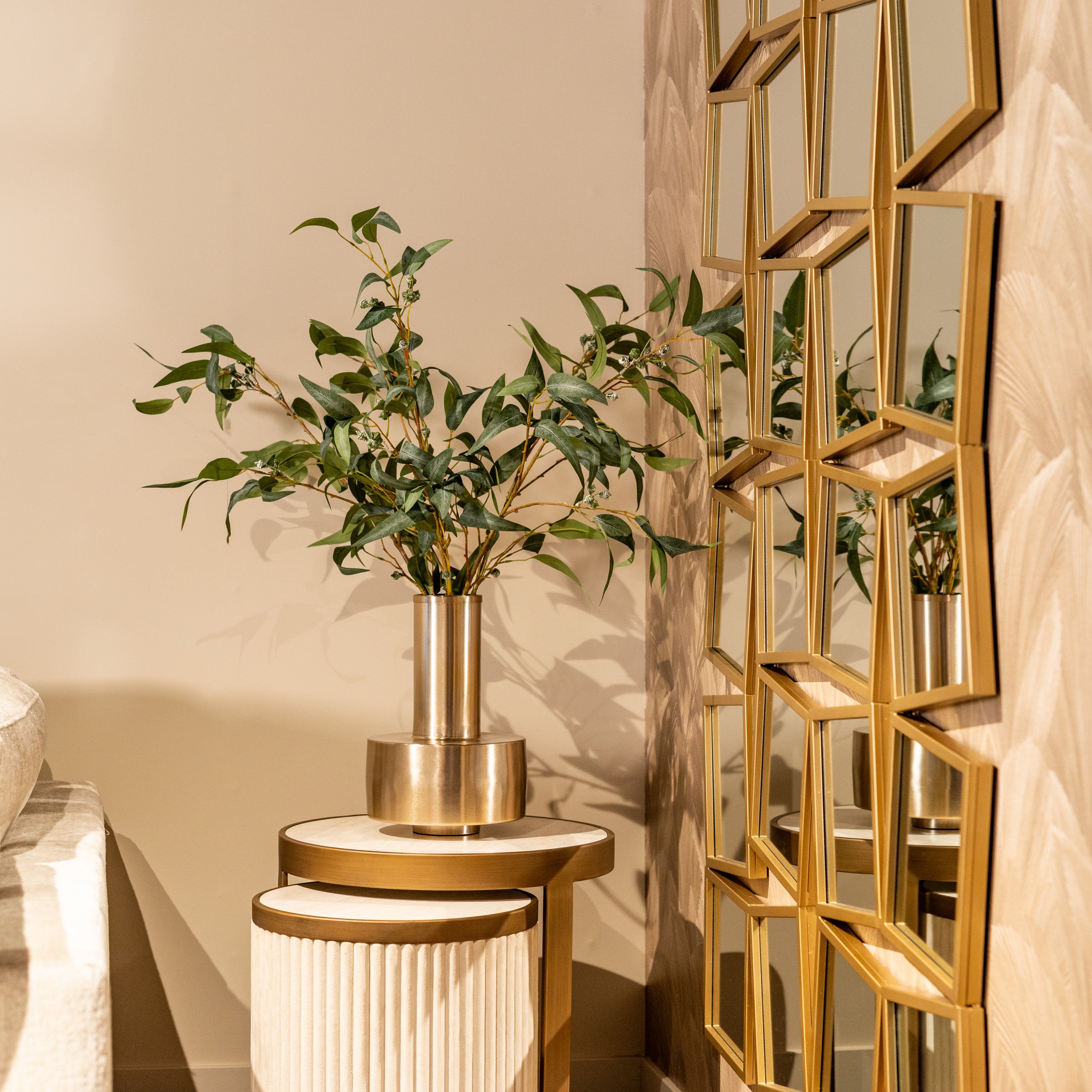 Vase Lio gold