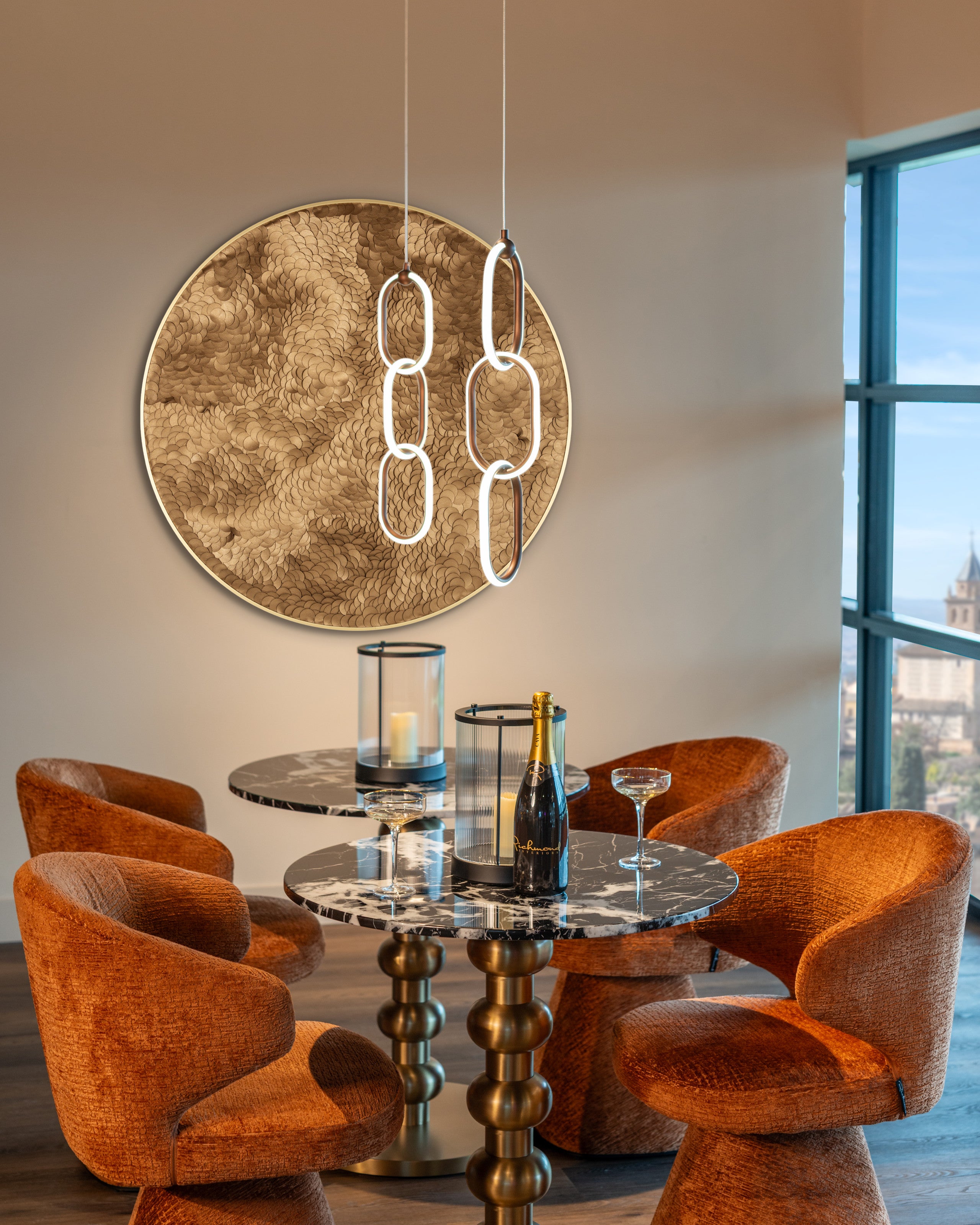Dining chair Gatsbi copper fusion