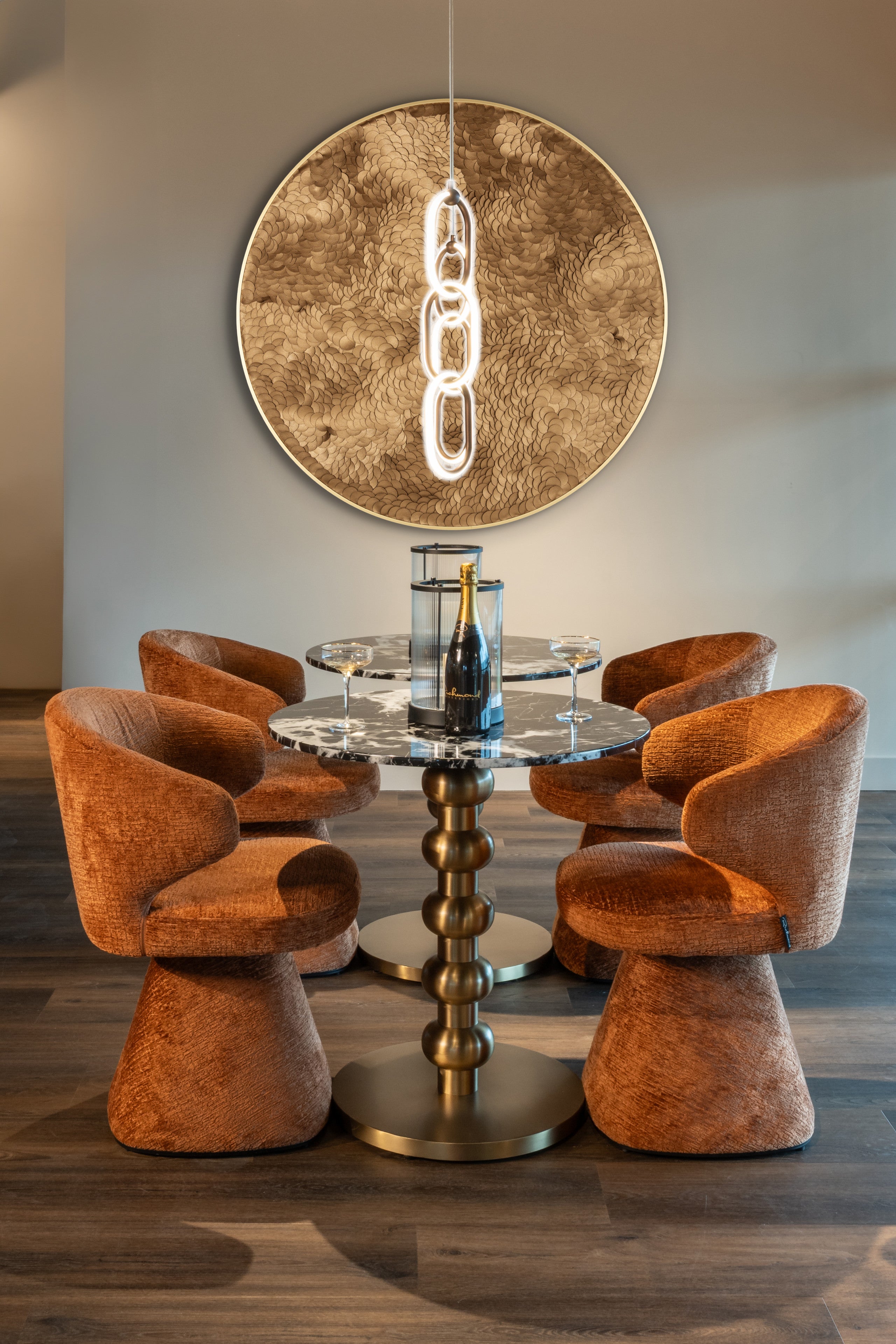 Dining chair Gatsbi copper fusion