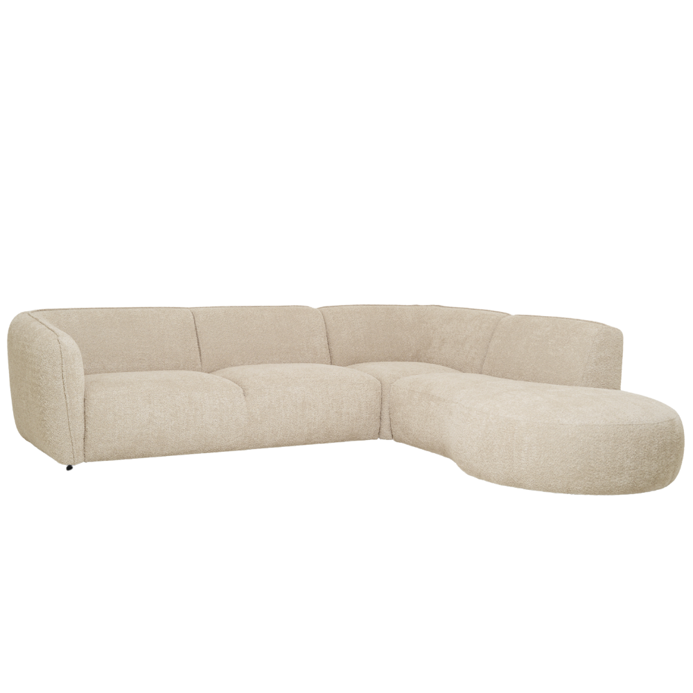 Sofa Elora – Anthology Beige Modern Curved Corner Sofa 273×250 cm