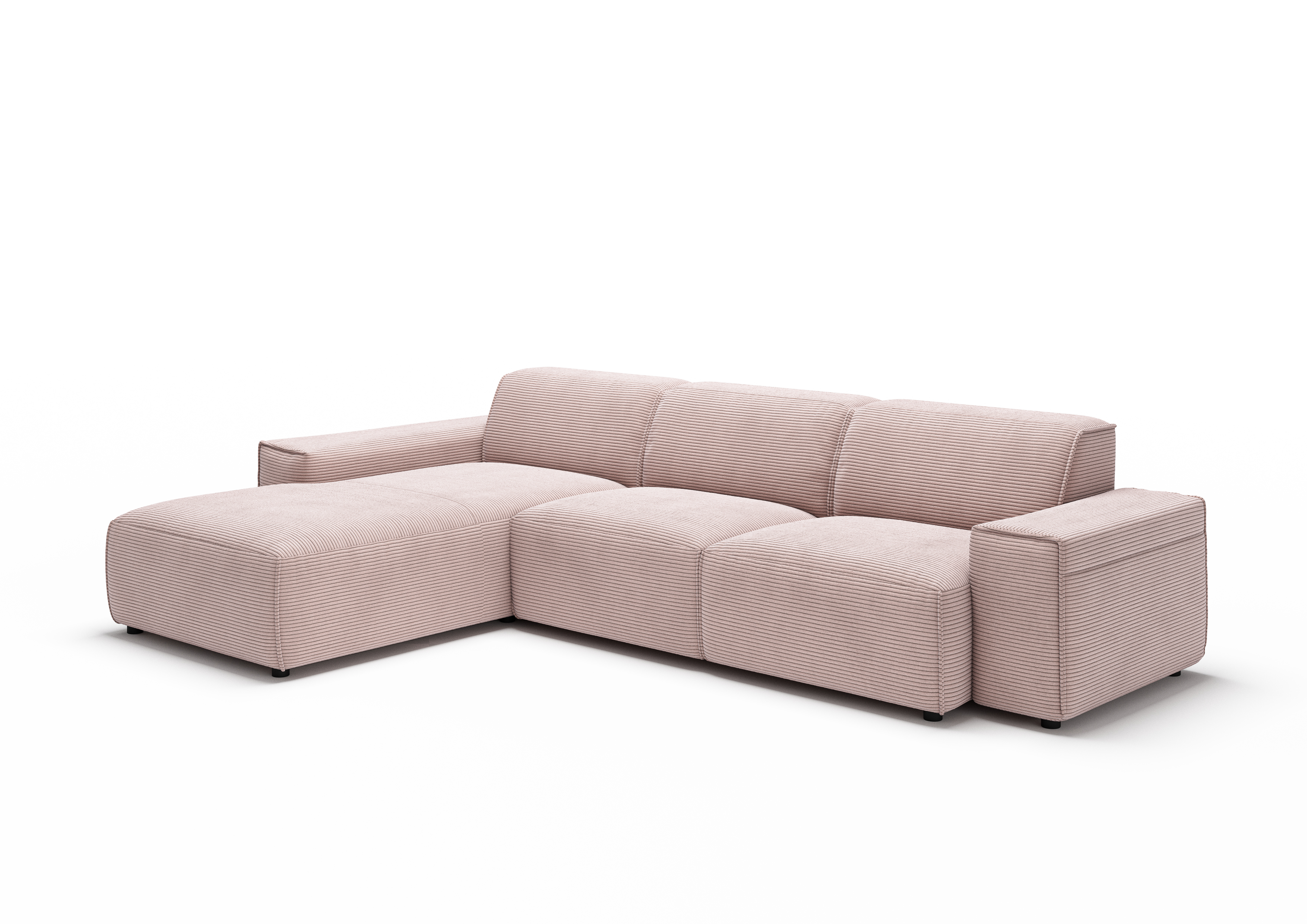 Sofa Linton – Champagne Rosé – 299x189 cm