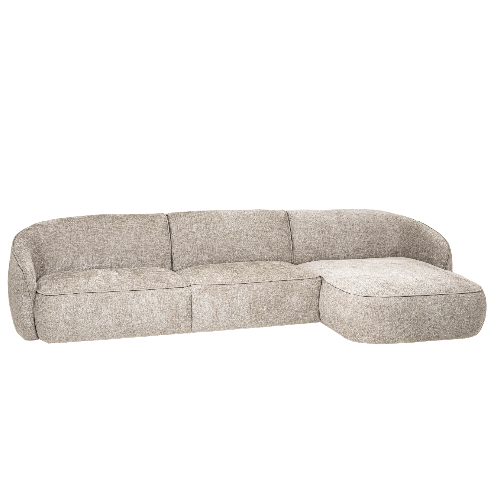 Sofa Liora – Beige Modern Corner Sofa 319×155 cm
