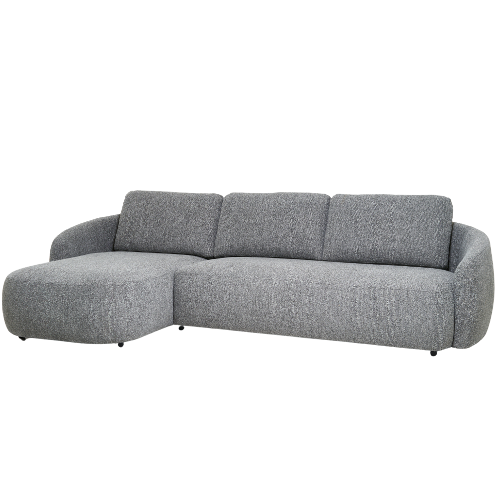 Sofa Nubo – Sneak Grey Modern Corner Sofa 287×165 cm