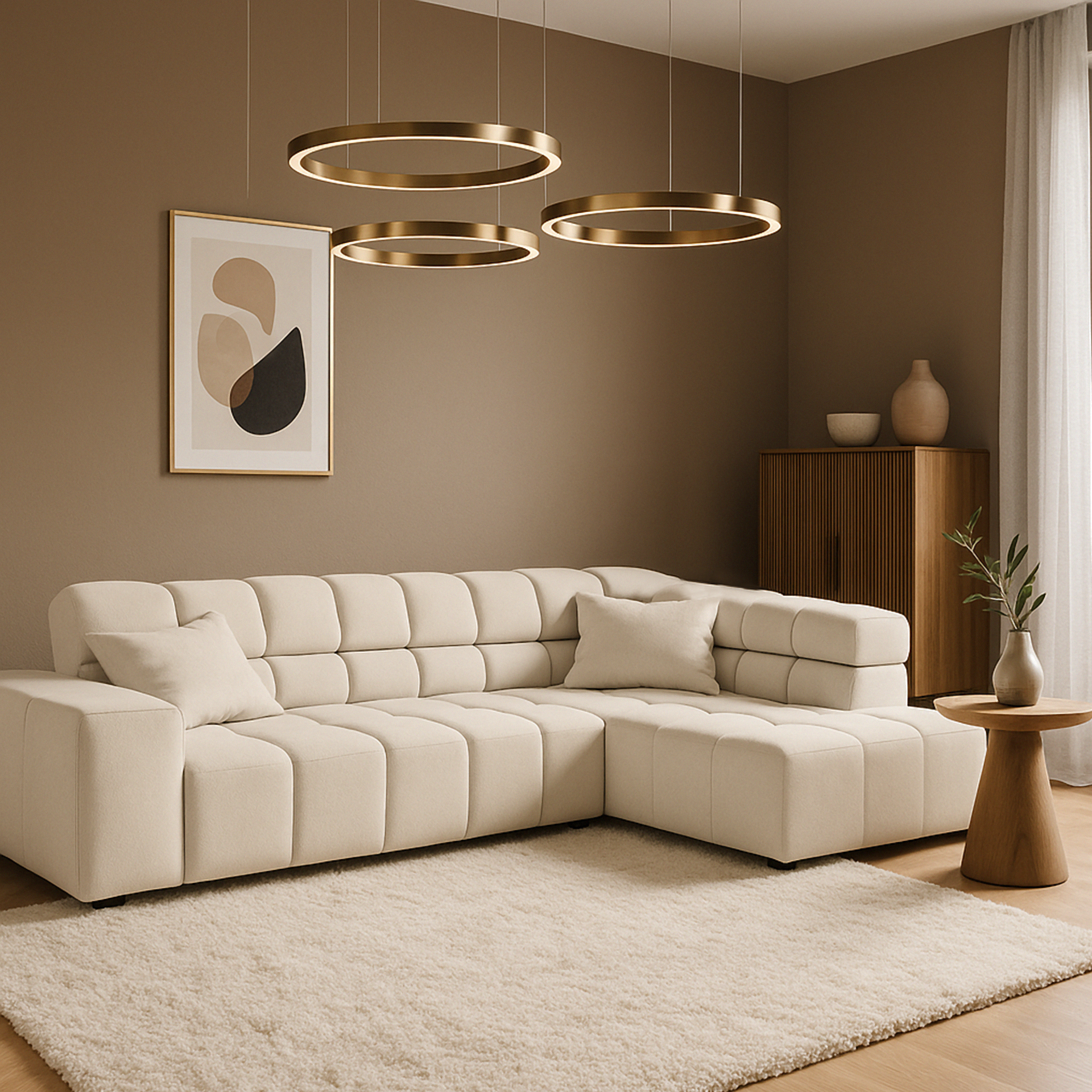 Sofa Portland Matric - Ivory - Lounge 319x215cm