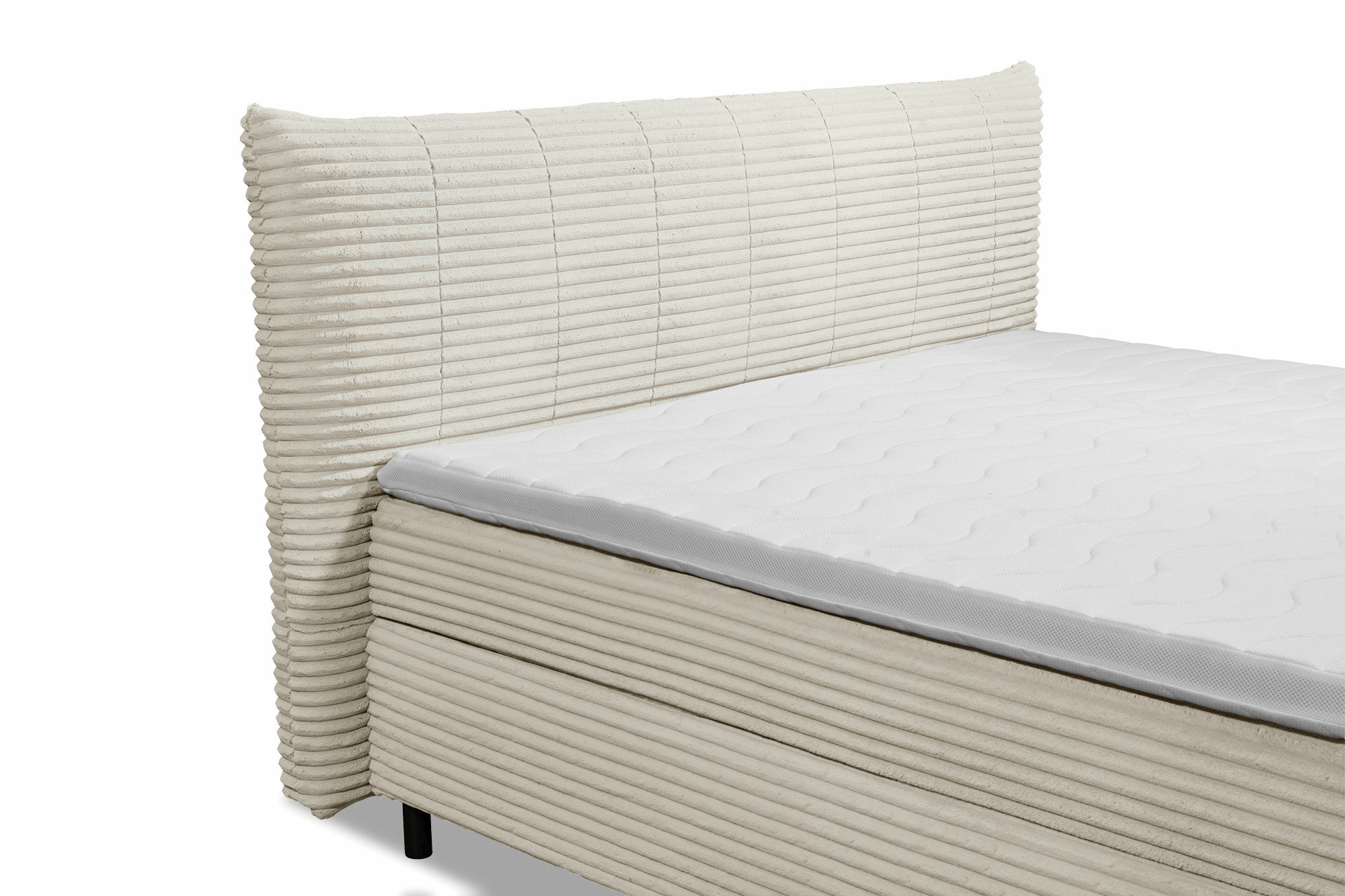 Boxspring Pasena - Beige | Includes Base and Topper