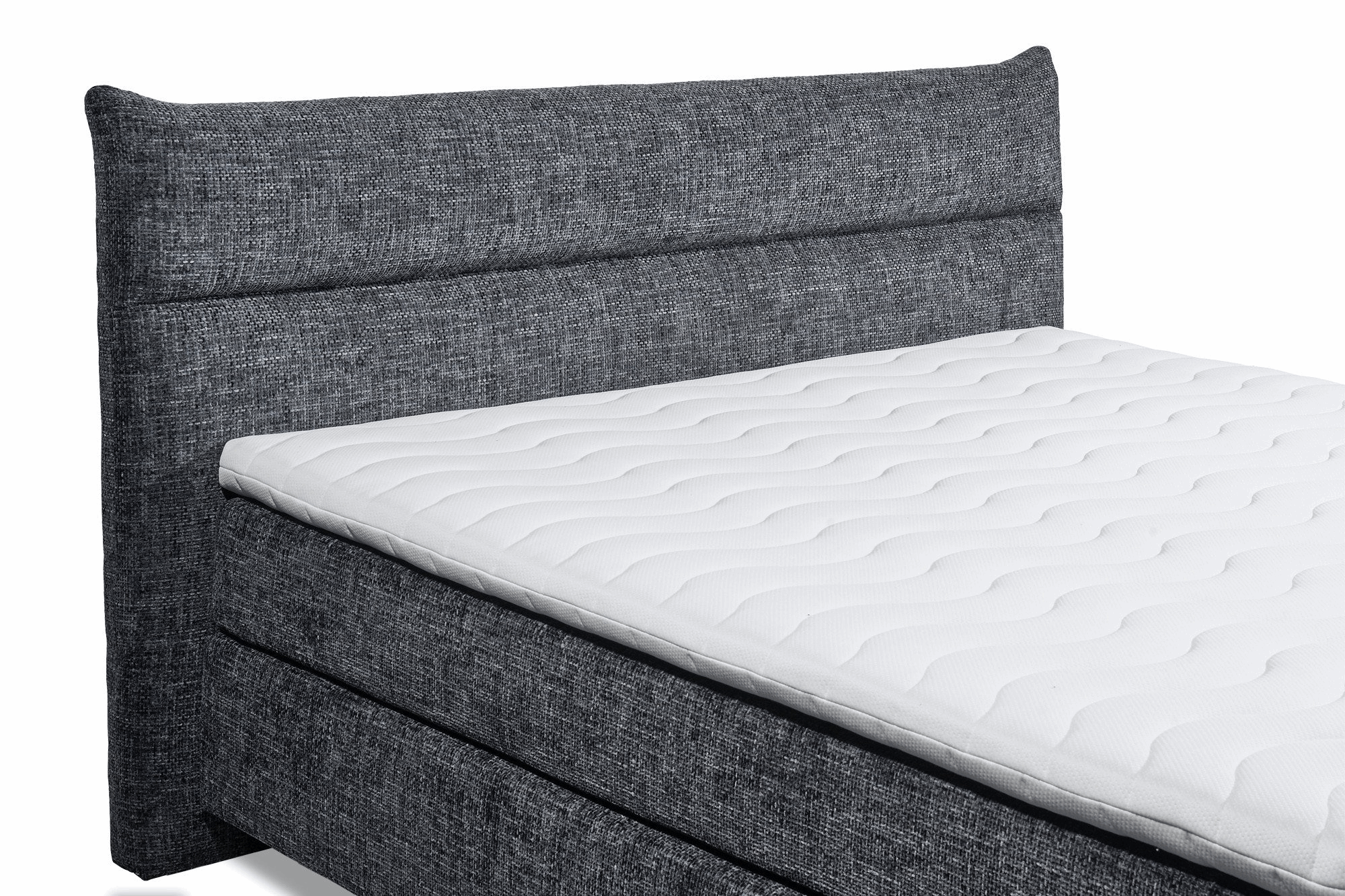 Boxspring Zando - Black | Includes Base and Topper