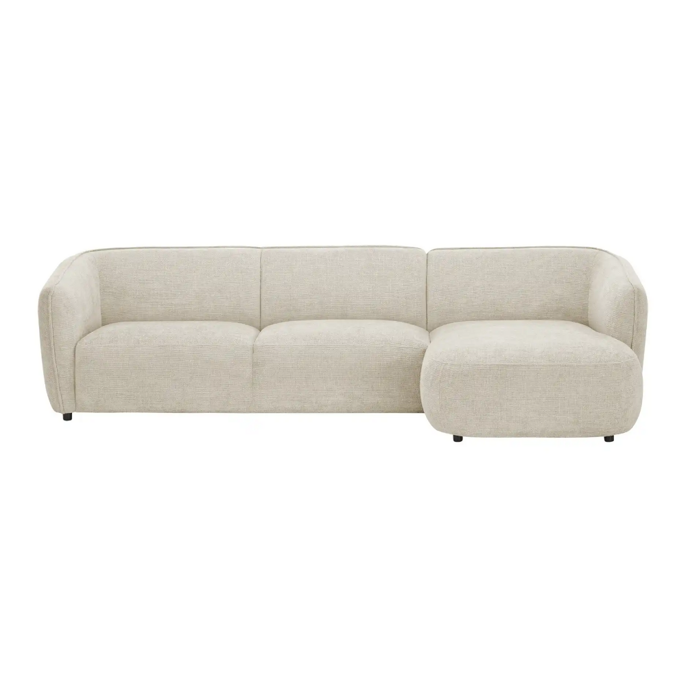 Sofa Cavallo - Beige Fabric Corner Sofa 280×152cm
