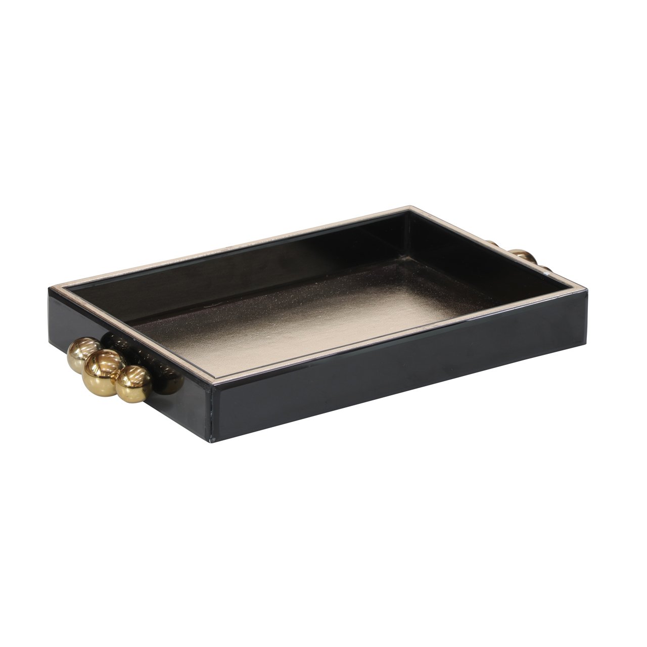 Tray Liv black/gold