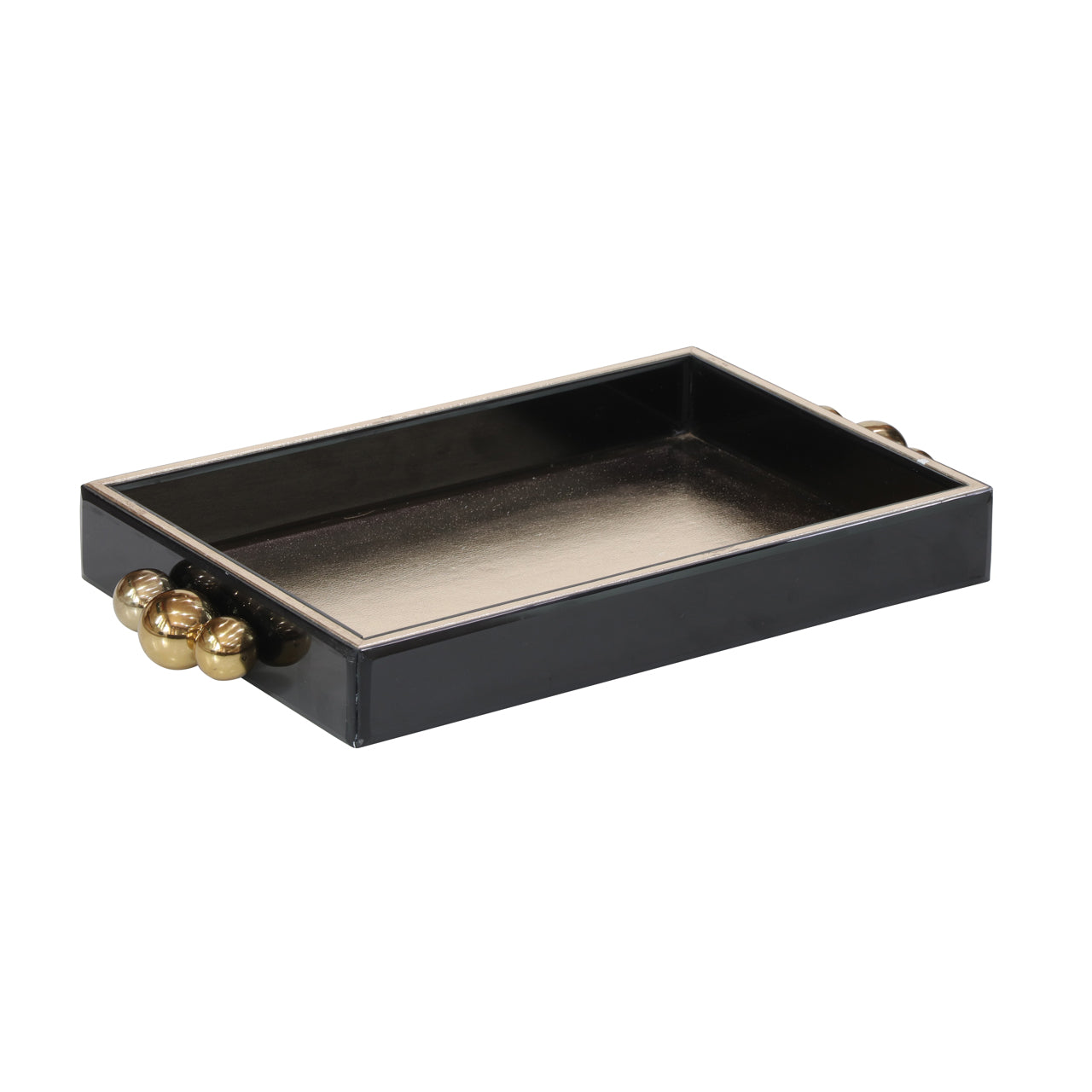 Tray Liv black/gold