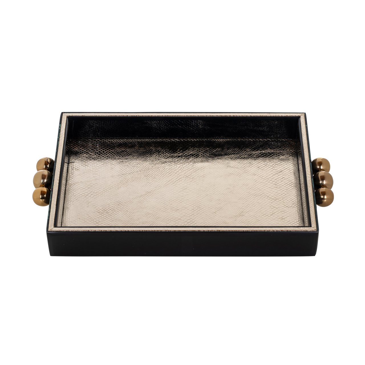 Tray Liv black/gold