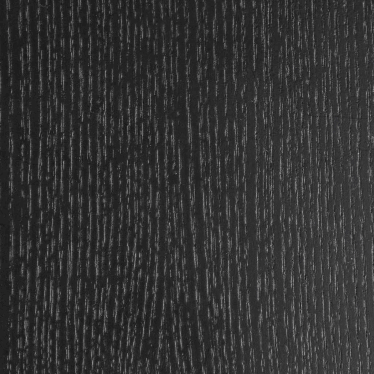 TV Unit Riga – Black Oak Veneer/White Ceramic