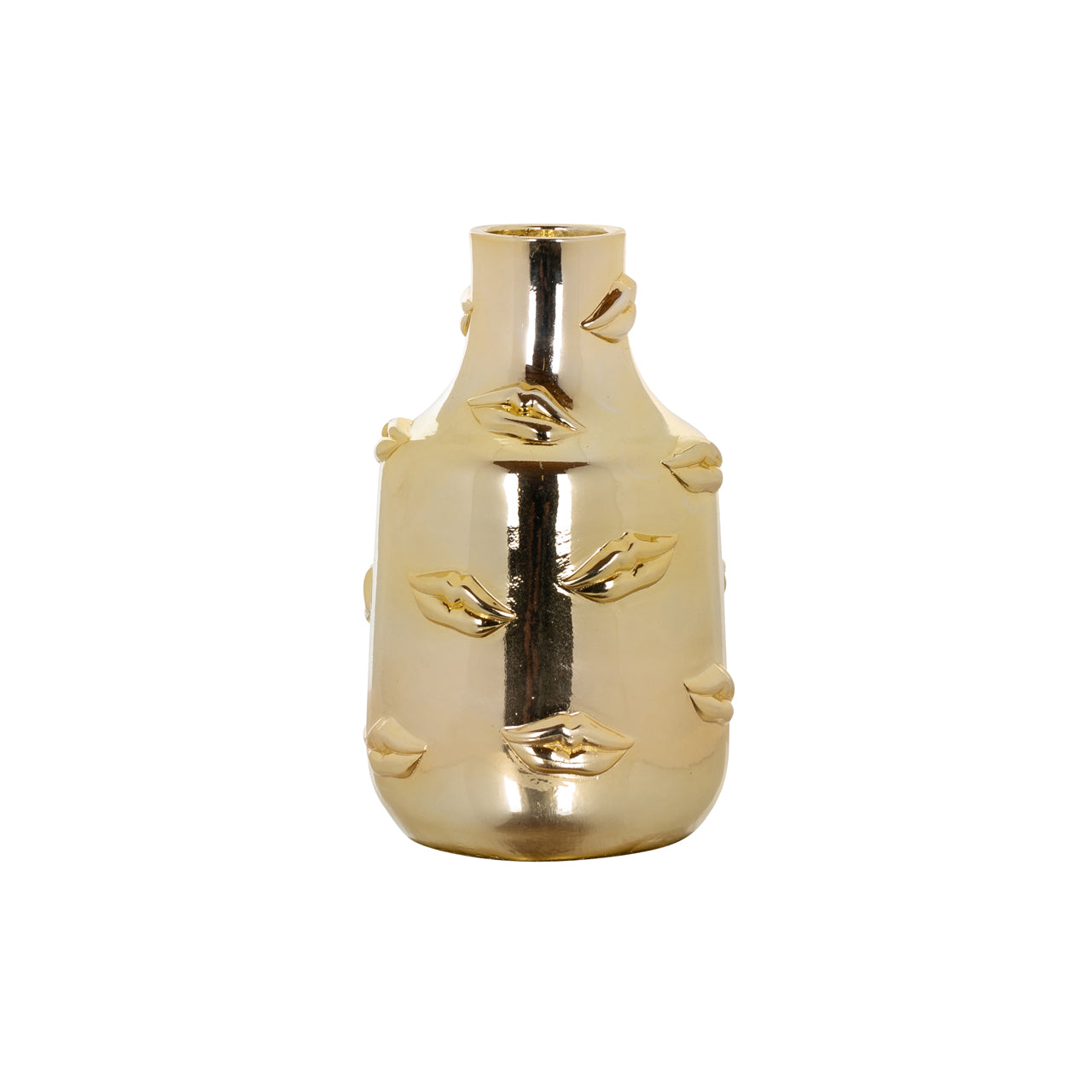 Vase Kisses gold small