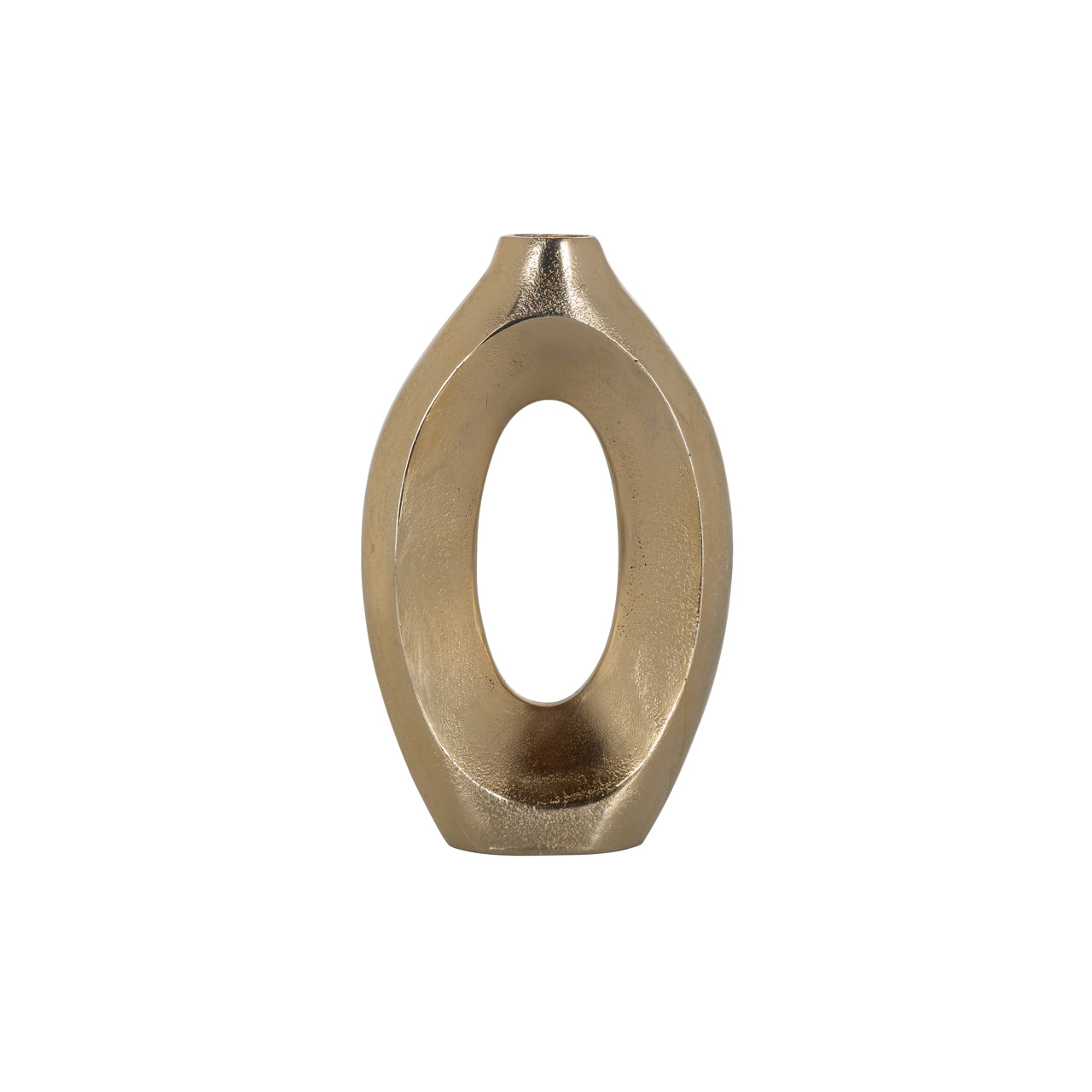 Vase Alma brushed gold small