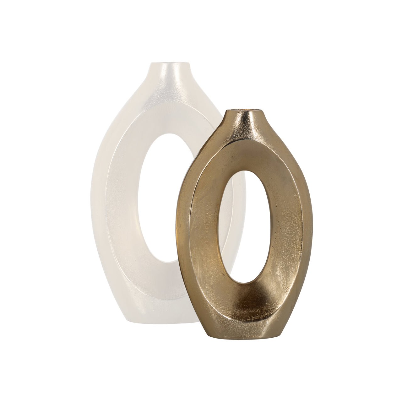Vase Alma brushed gold small