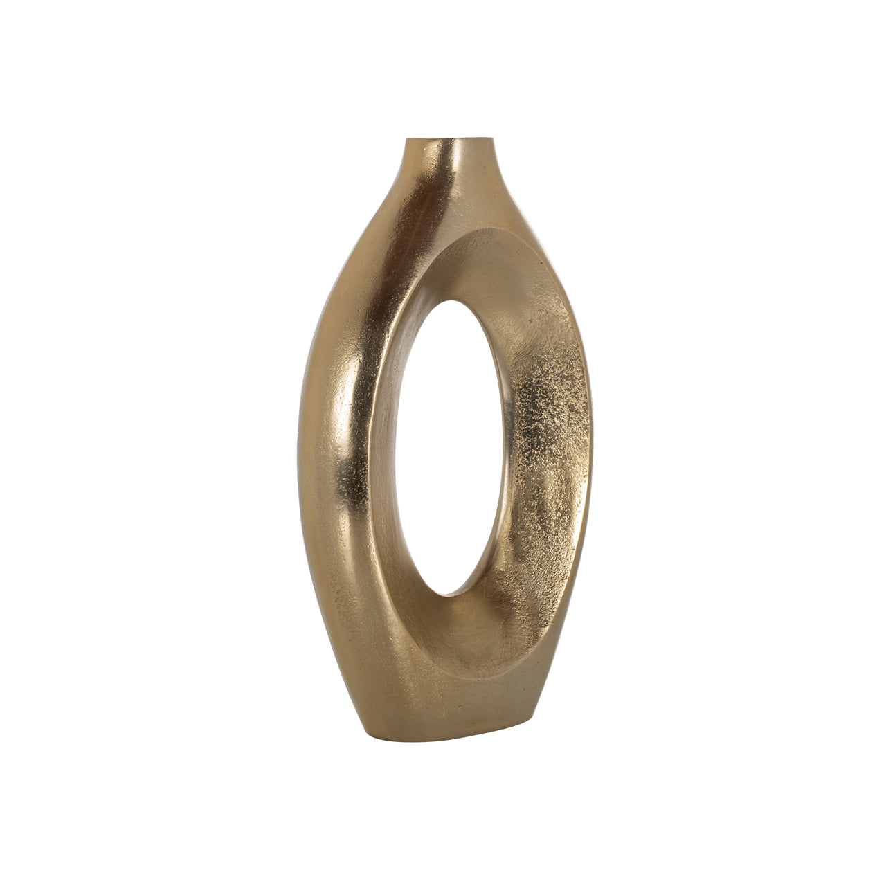 Vase Alma brushed gold large