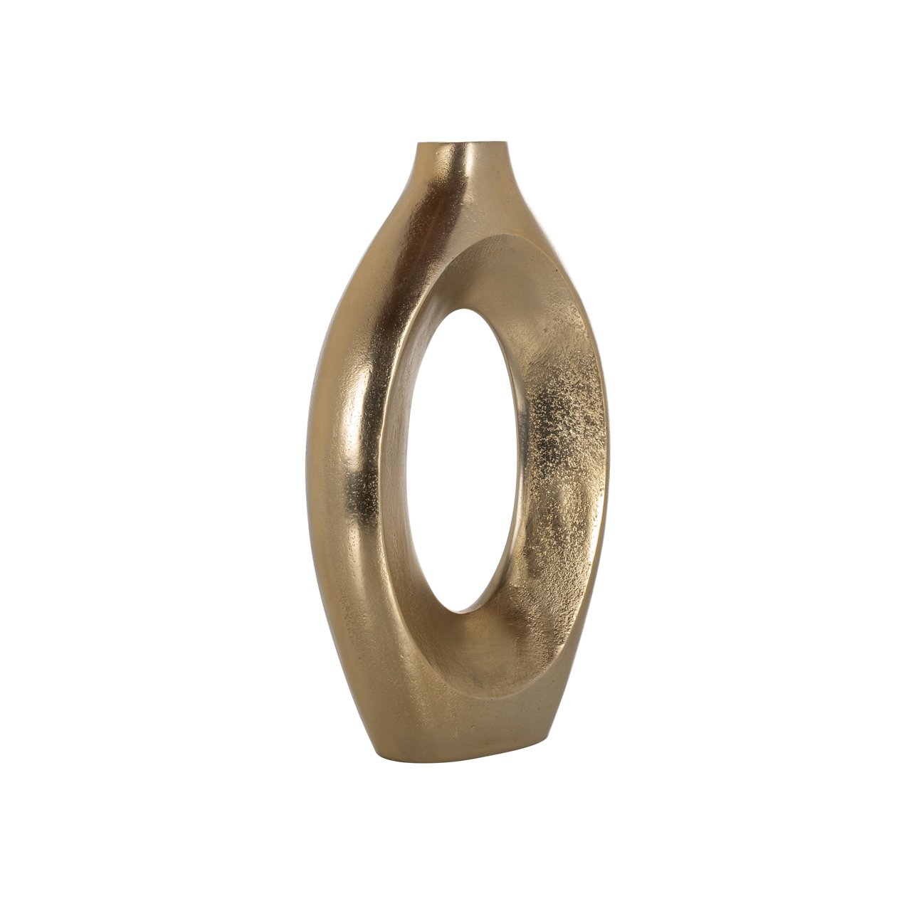 Vase Alma brushed gold large