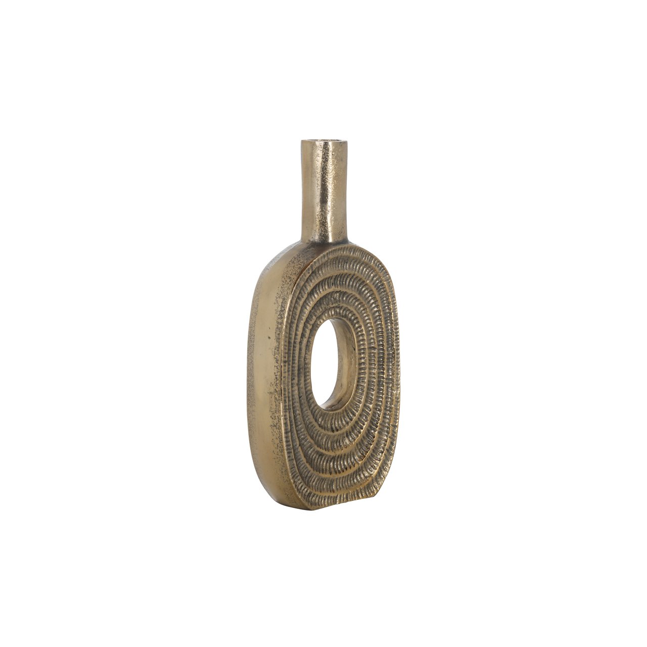 Vase Emar brushed gold small