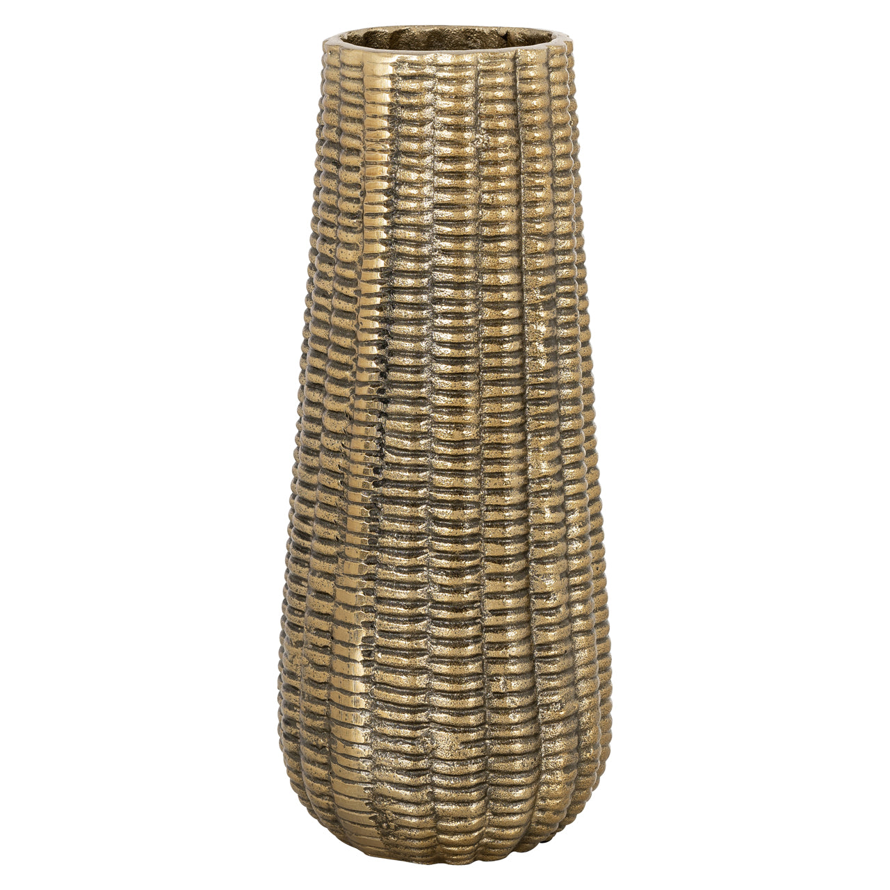 Vase Loran brushed gold small