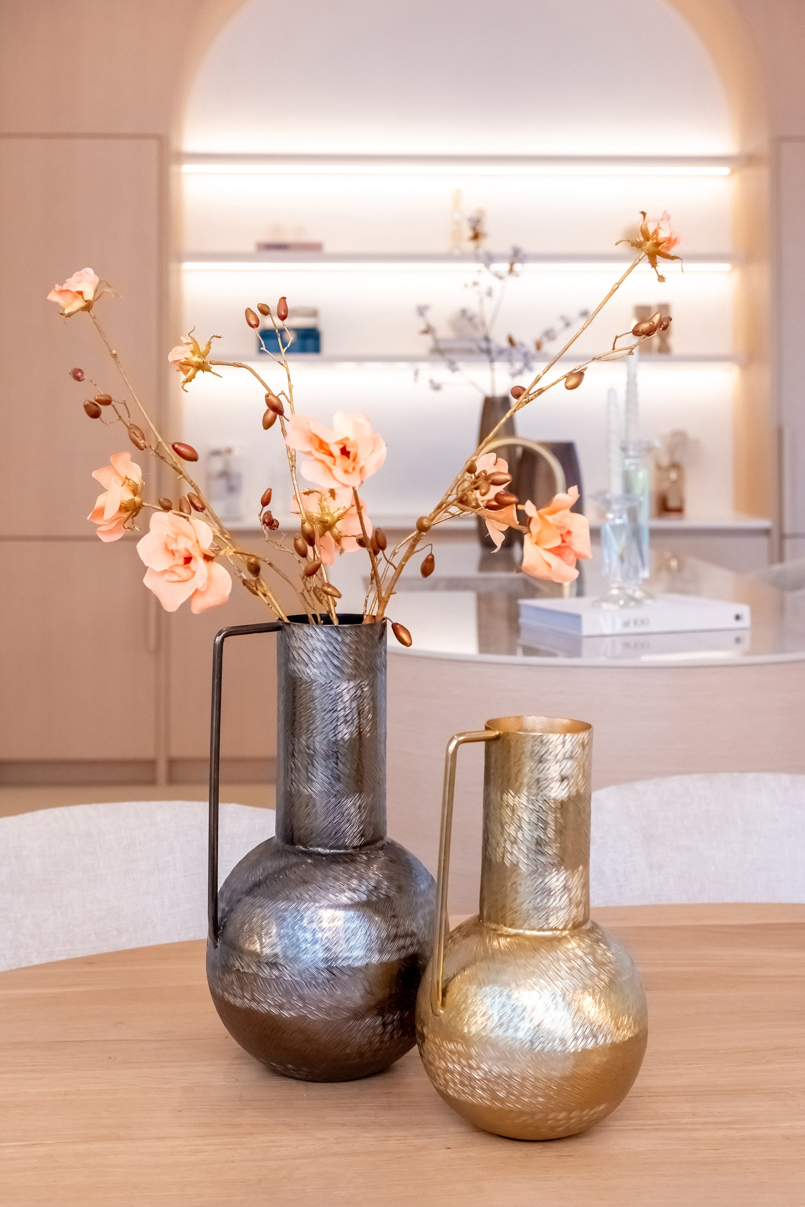 Vase Leia gold small