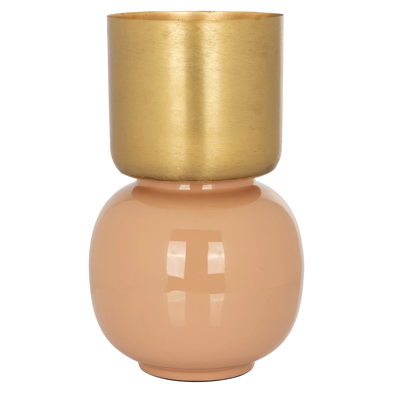 Vase Calla brushed gold