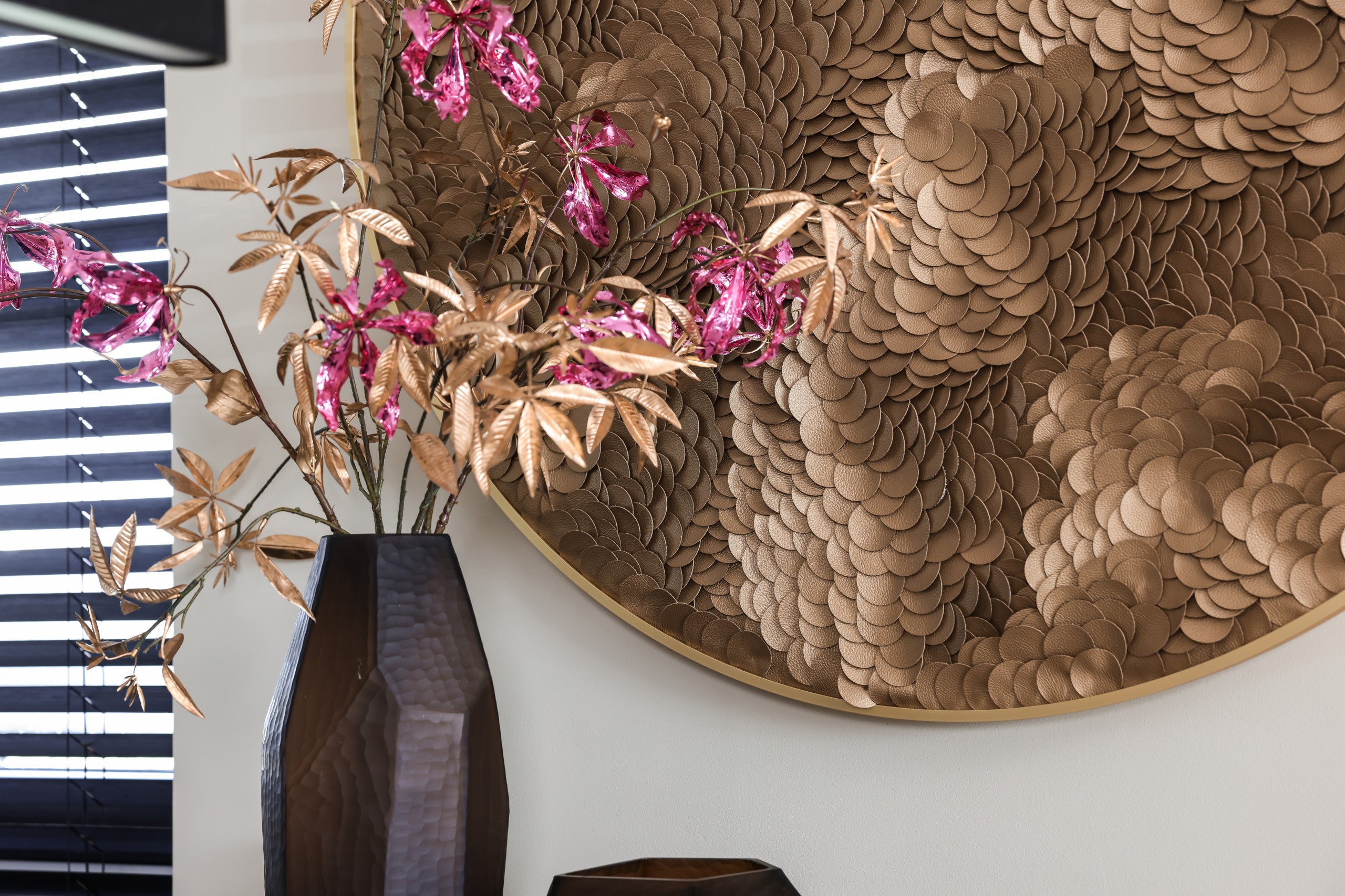 Wall art Bloom gold