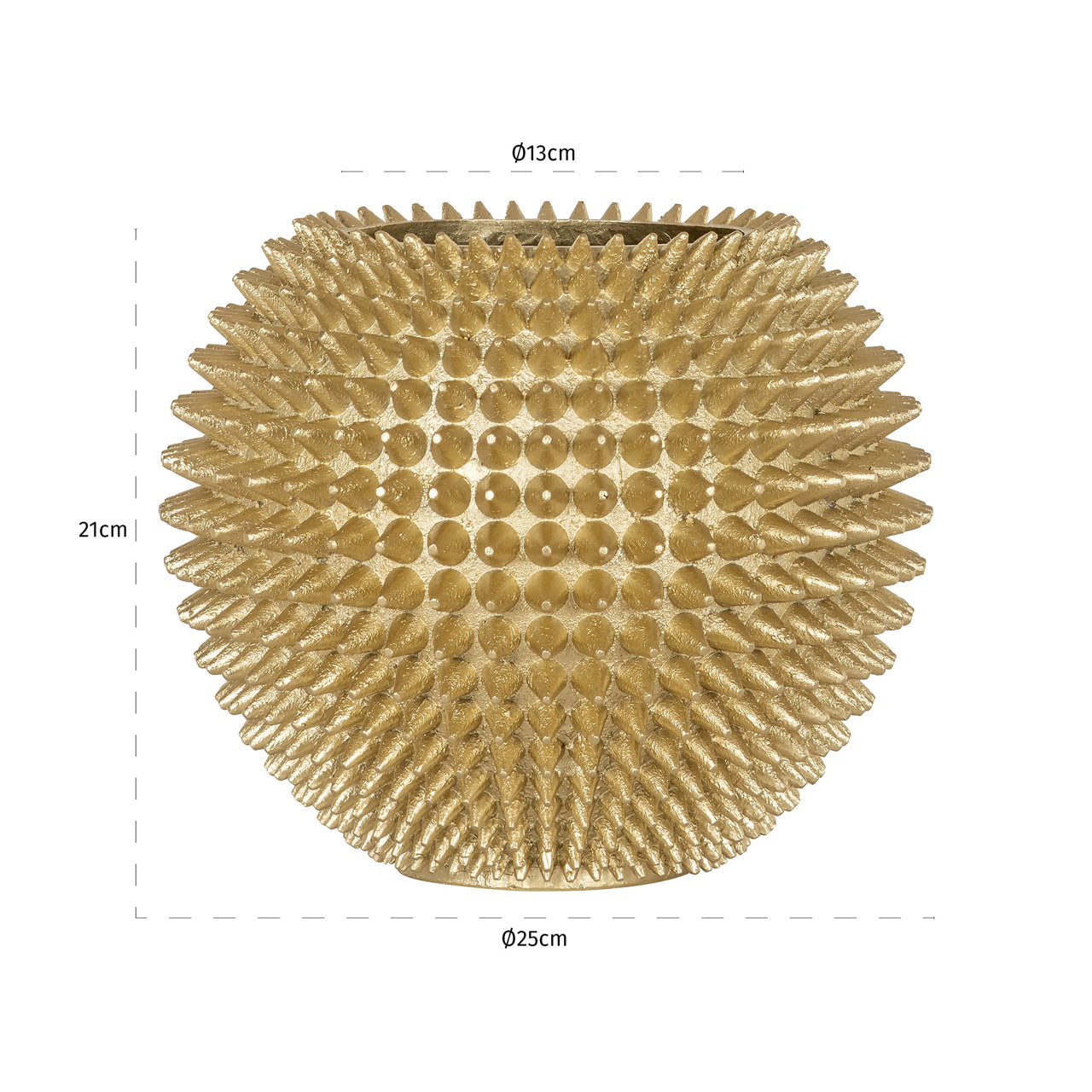 Vase Kyona gold