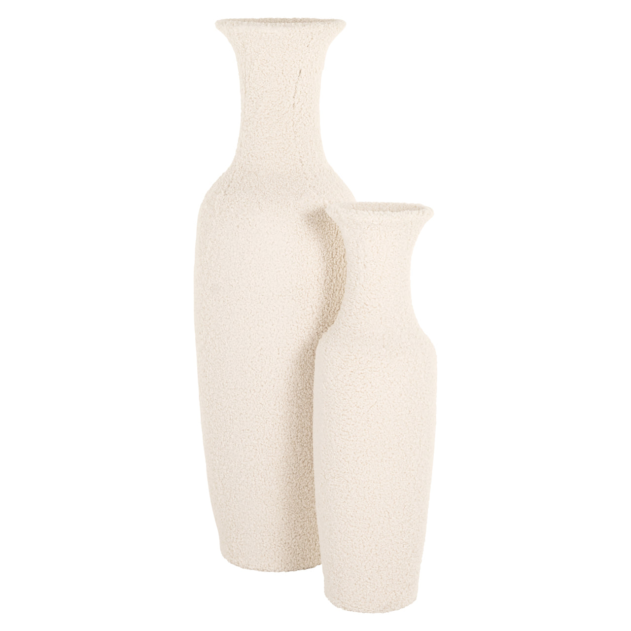 Vase Fluffy white small