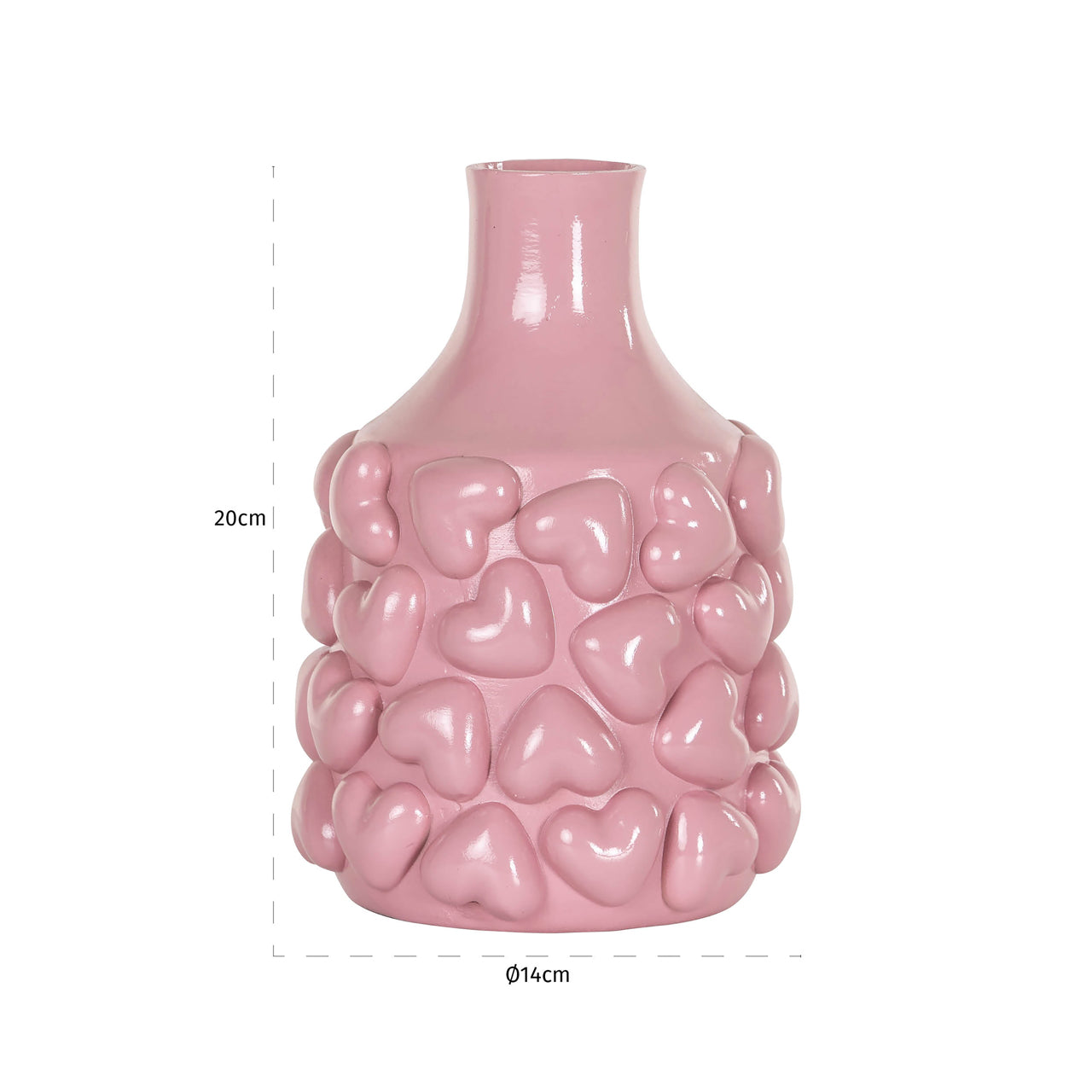 Vase Alexia pink