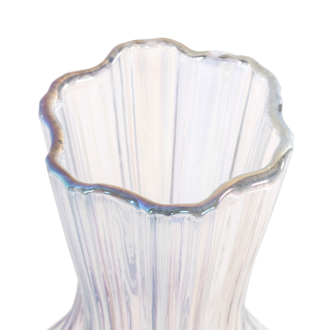 Vase Cracy iridescent large