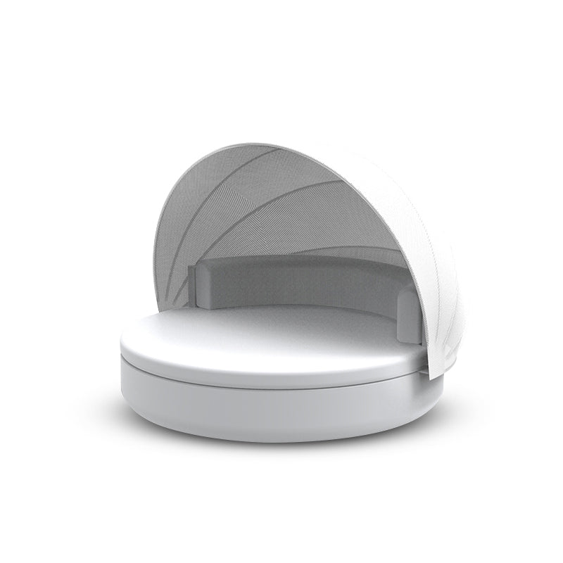 Ulm Daybed Fixed Backrest With Folding Canopy