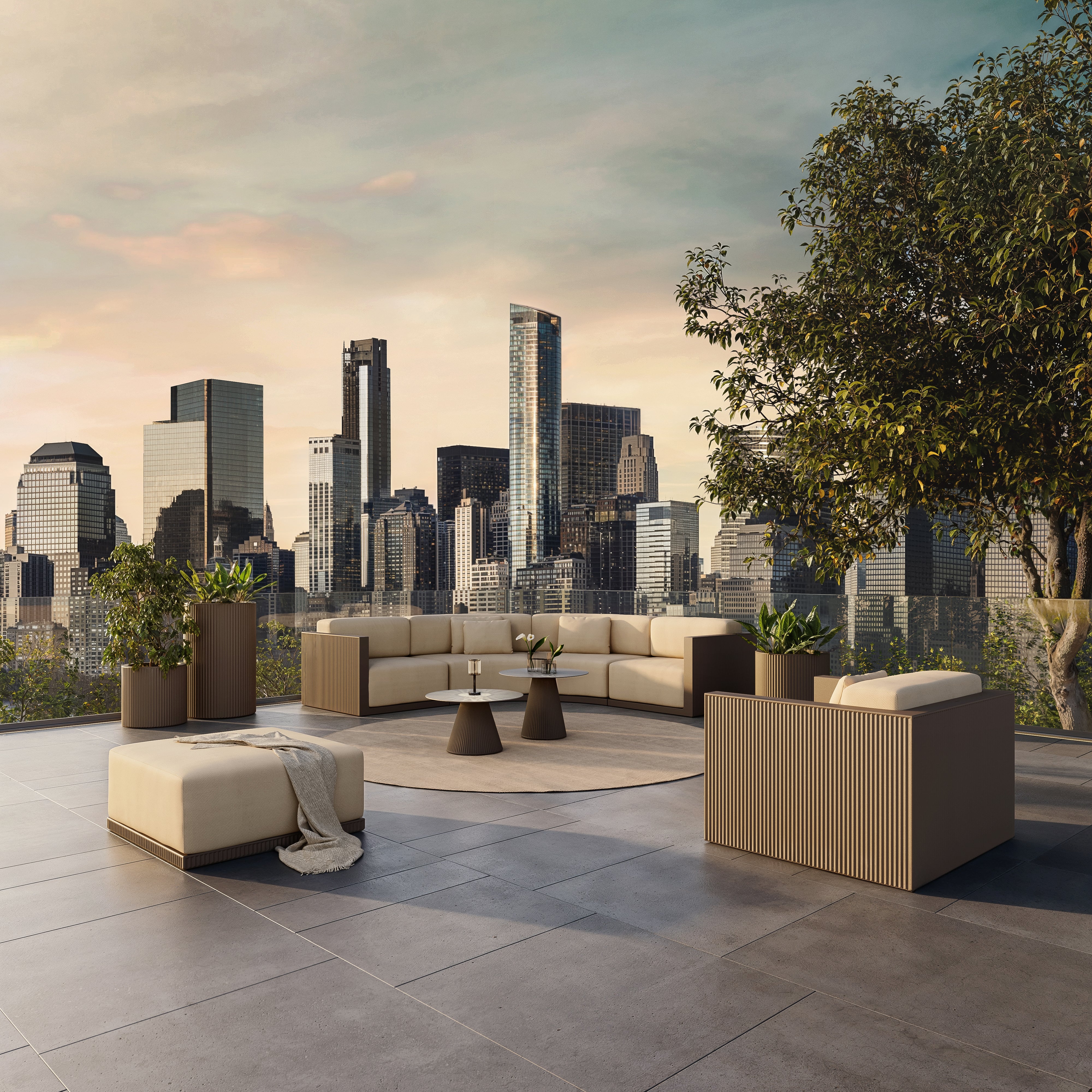 Gatsby Cylinder Planter Ø40X80