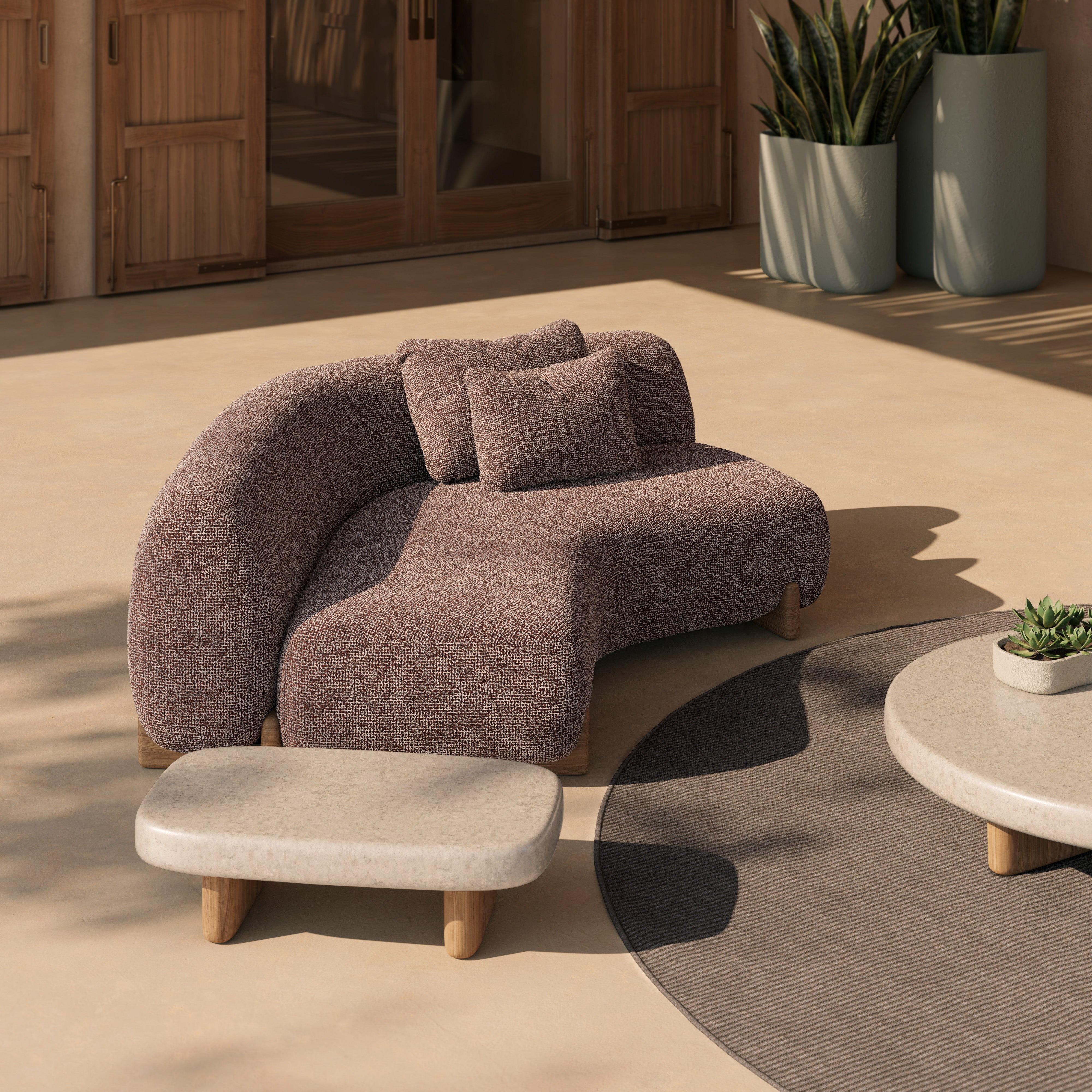 Milos Chaiselongue Left Section