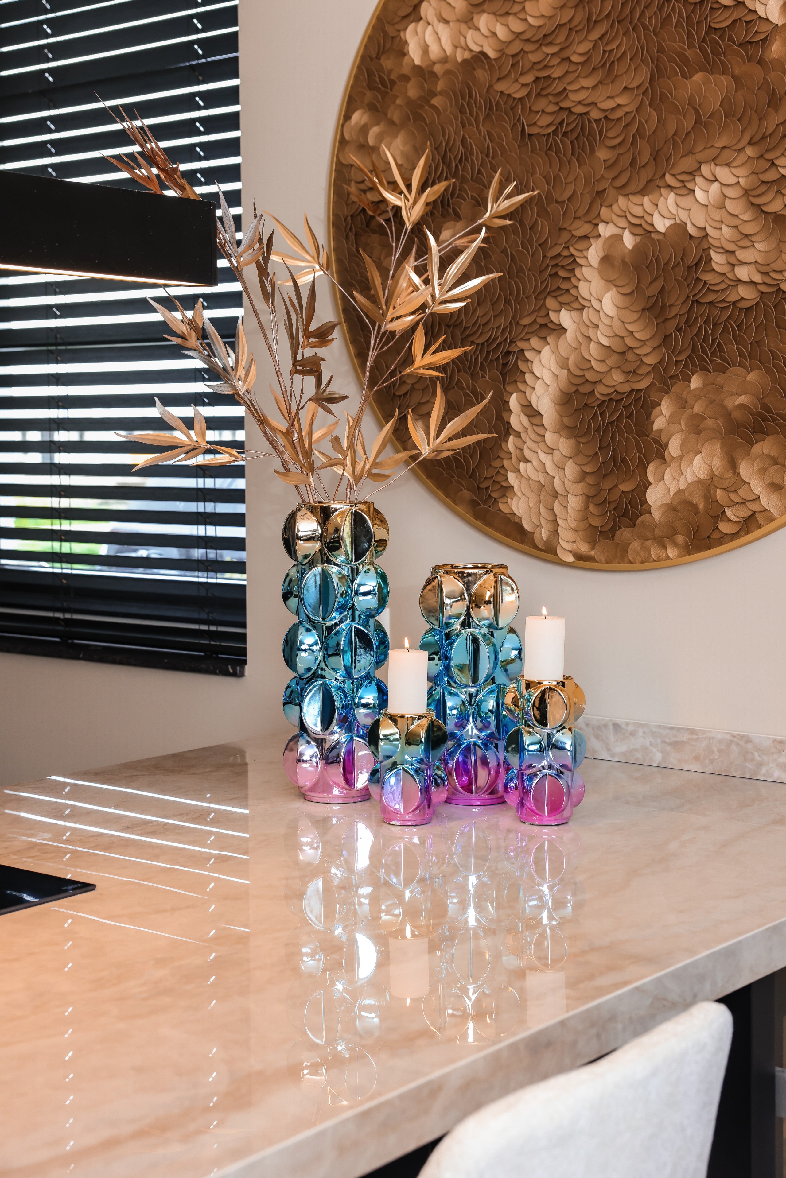 Wall art Bloom gold