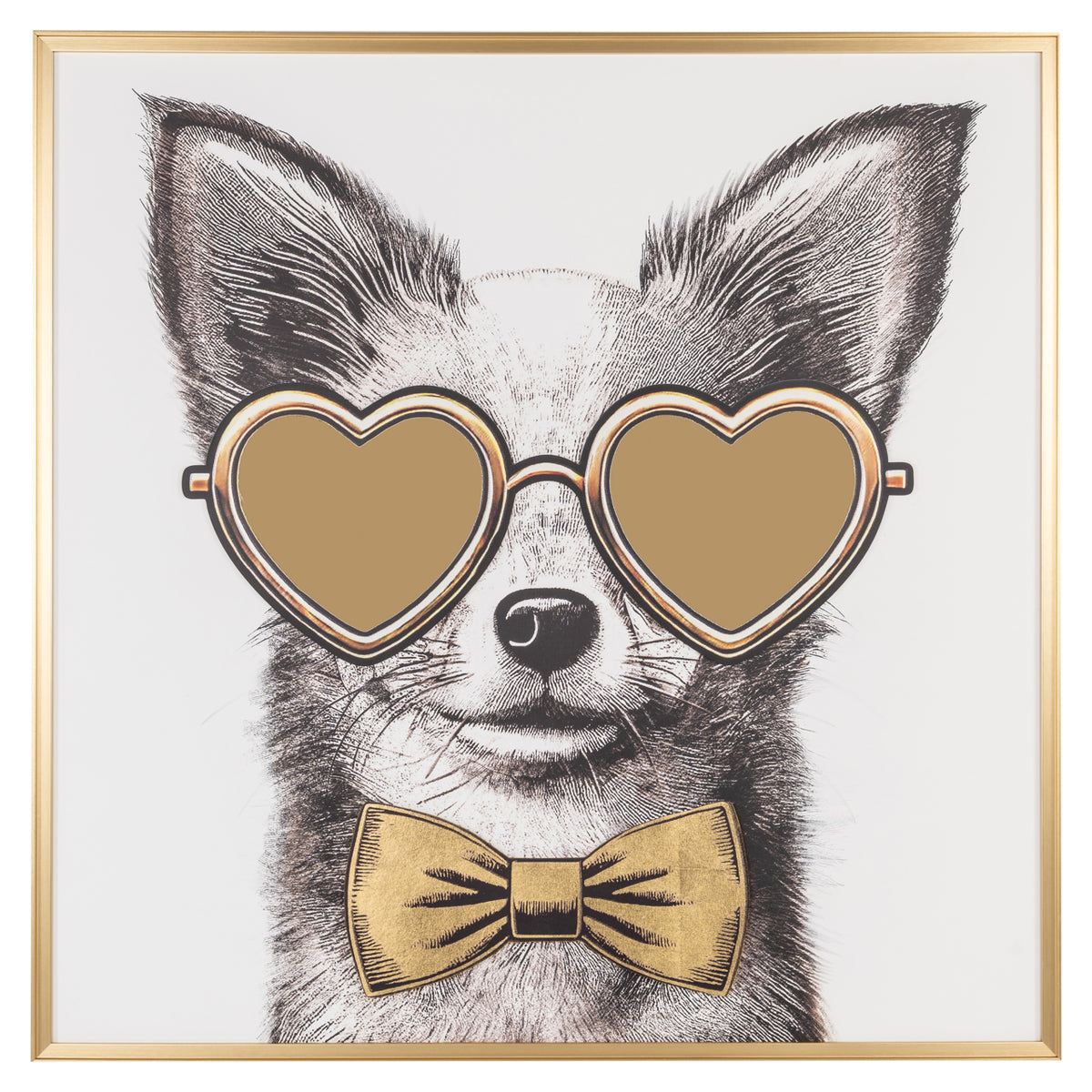 Wall art Bodhy black/gold