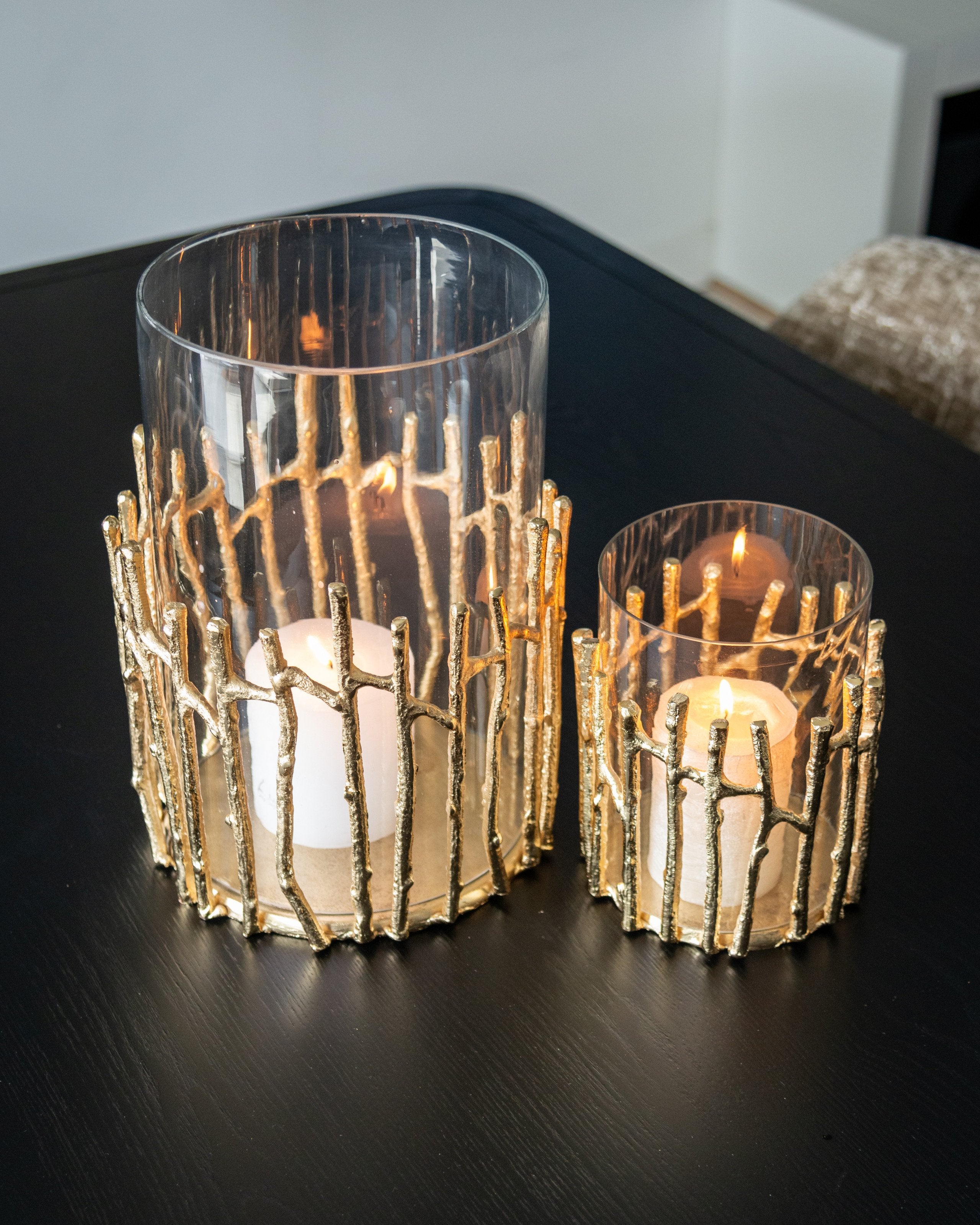 Hurricane light Loretta gold small