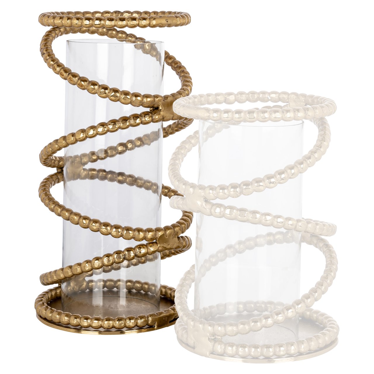 Hurricane light Jaden brushed gold large