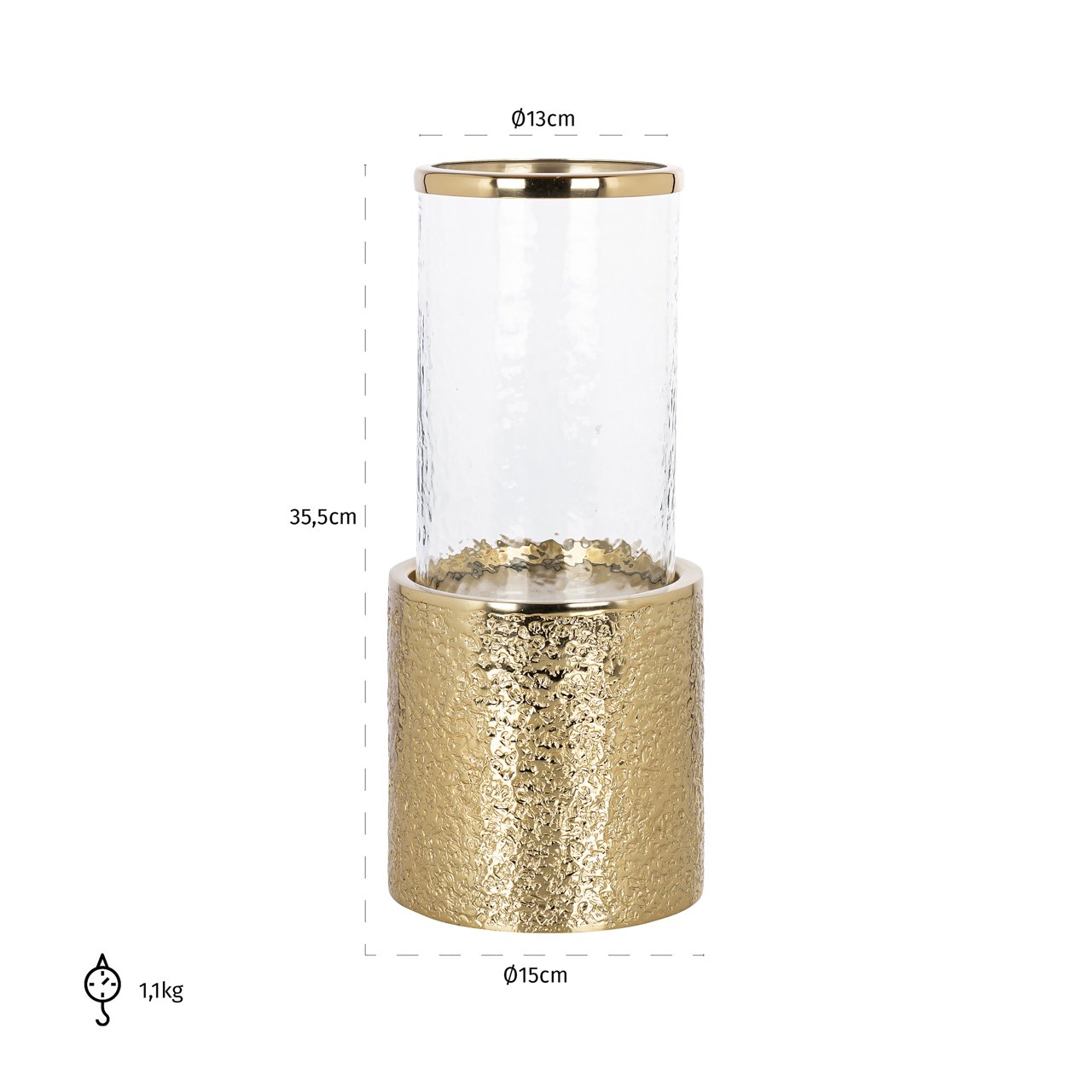 Hurricane light Marlou gold small