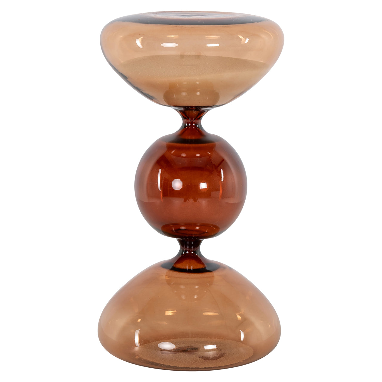 Decorative object Elba brown hourglass small