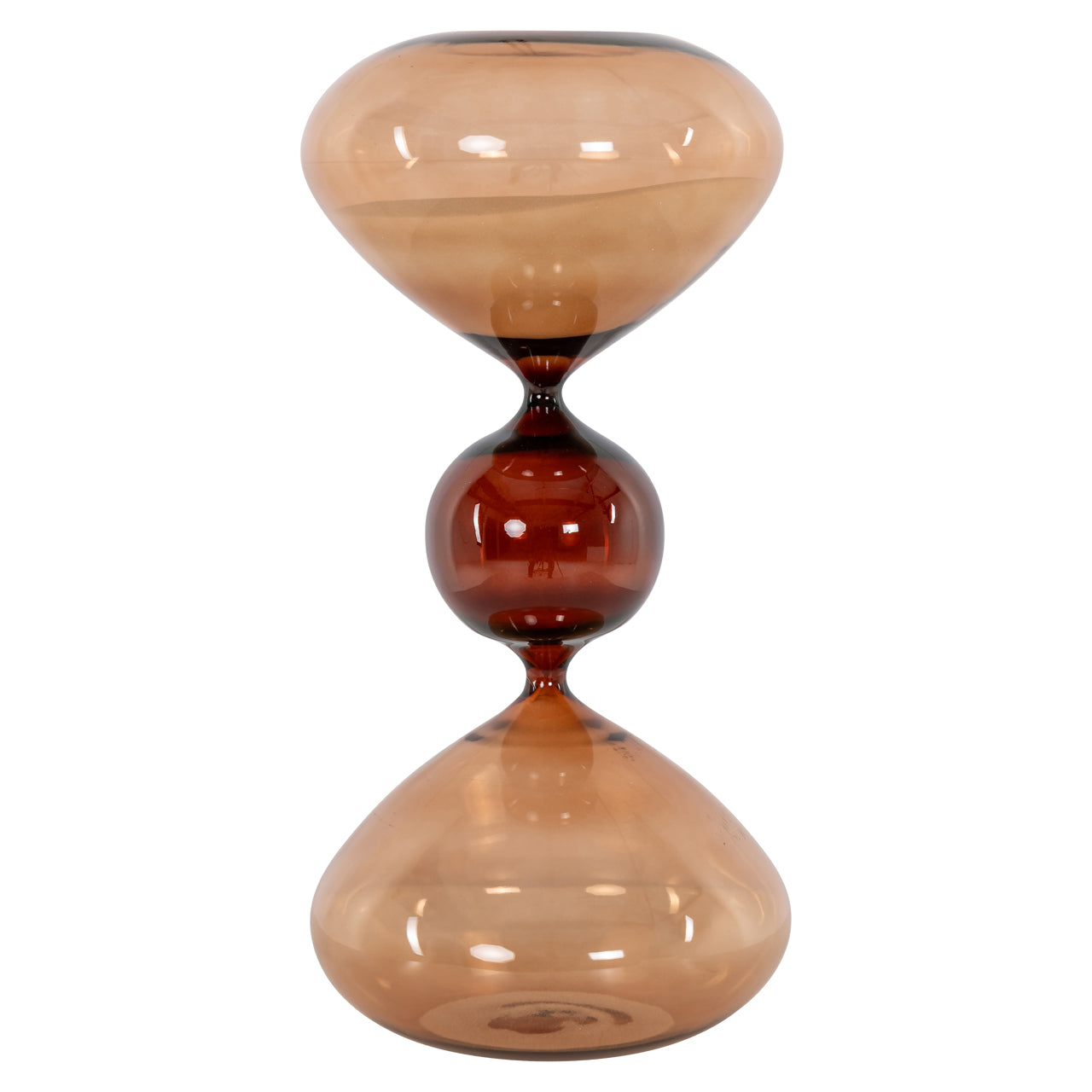 Decorative object Elba brown hourglass large
