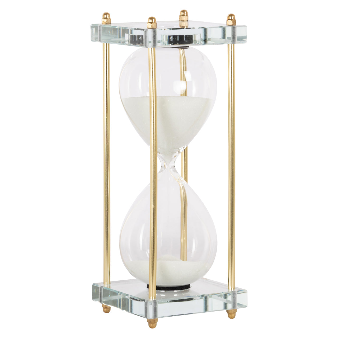 Decorative object Gigi gold hourglass