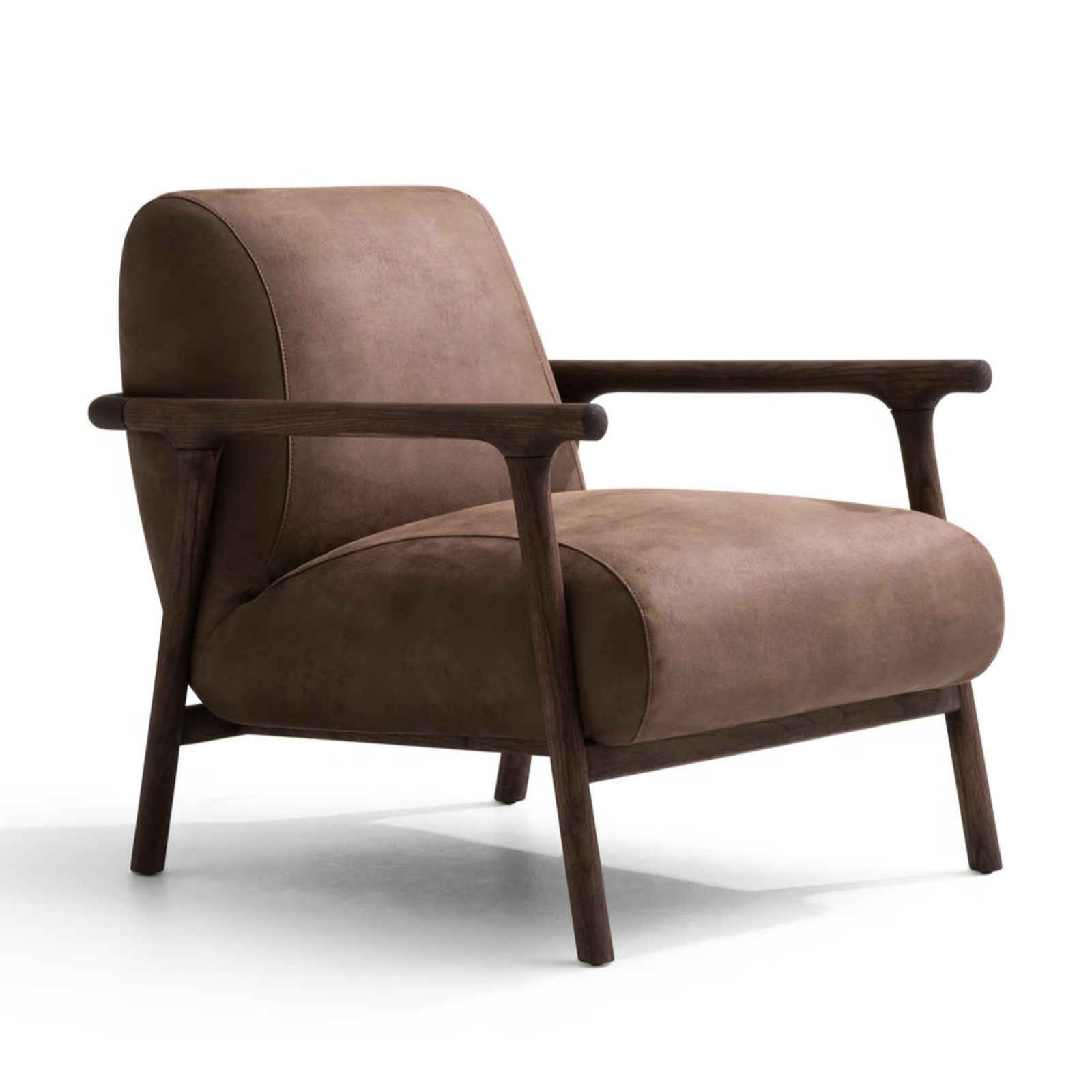 Armchair Boboil Brown & Walnut
